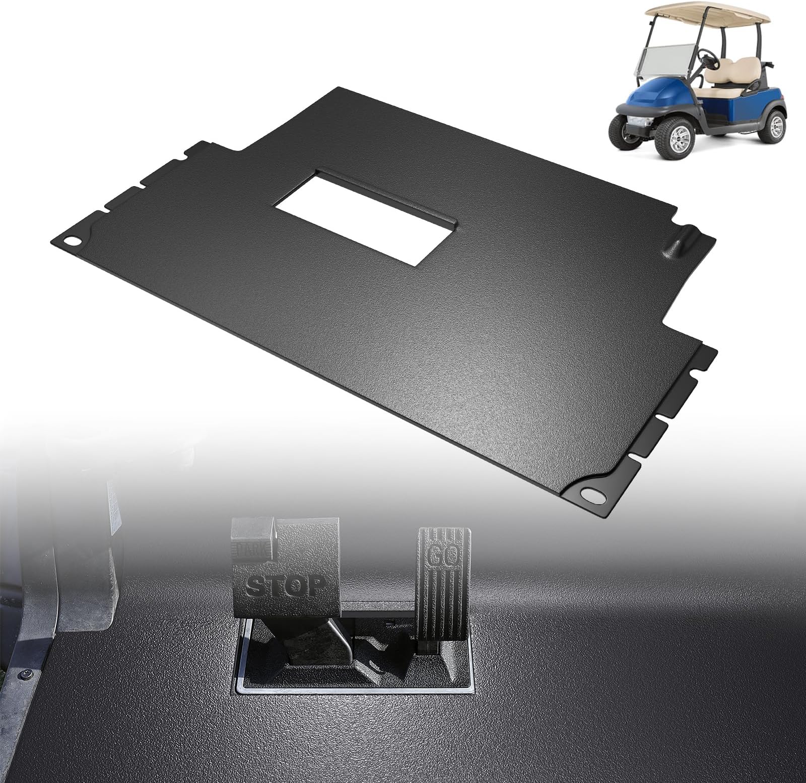 Floor Mat for Club Car Precedent 2004 UP Golf Cart 102504801 102504802 103926401 black