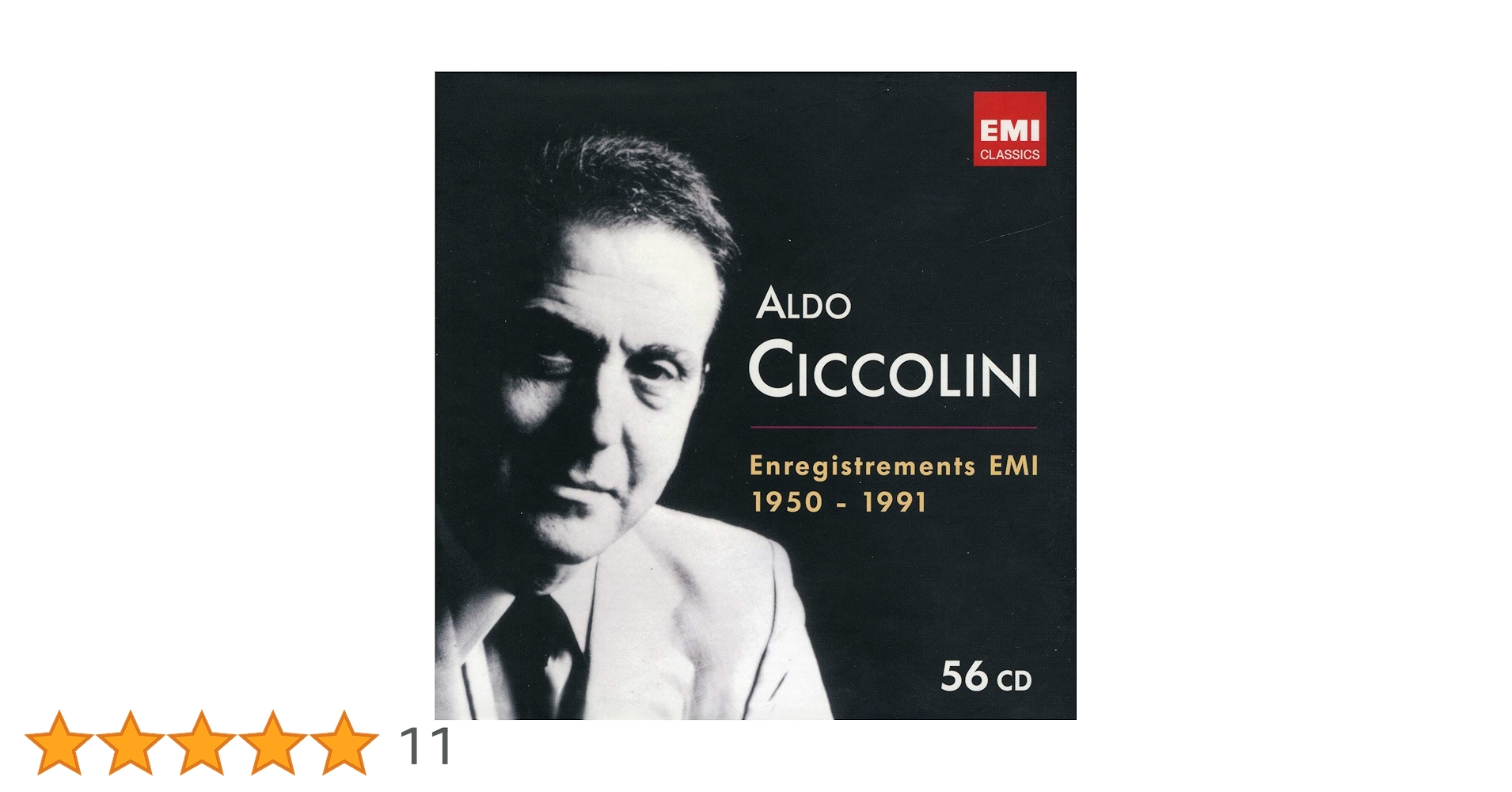 チッコリーニ (P) EMI 1950-1991 録音全集　56CD チッコリーニ (P) EMI 1950-1991 録音全集 56CD Amazon.co.jp