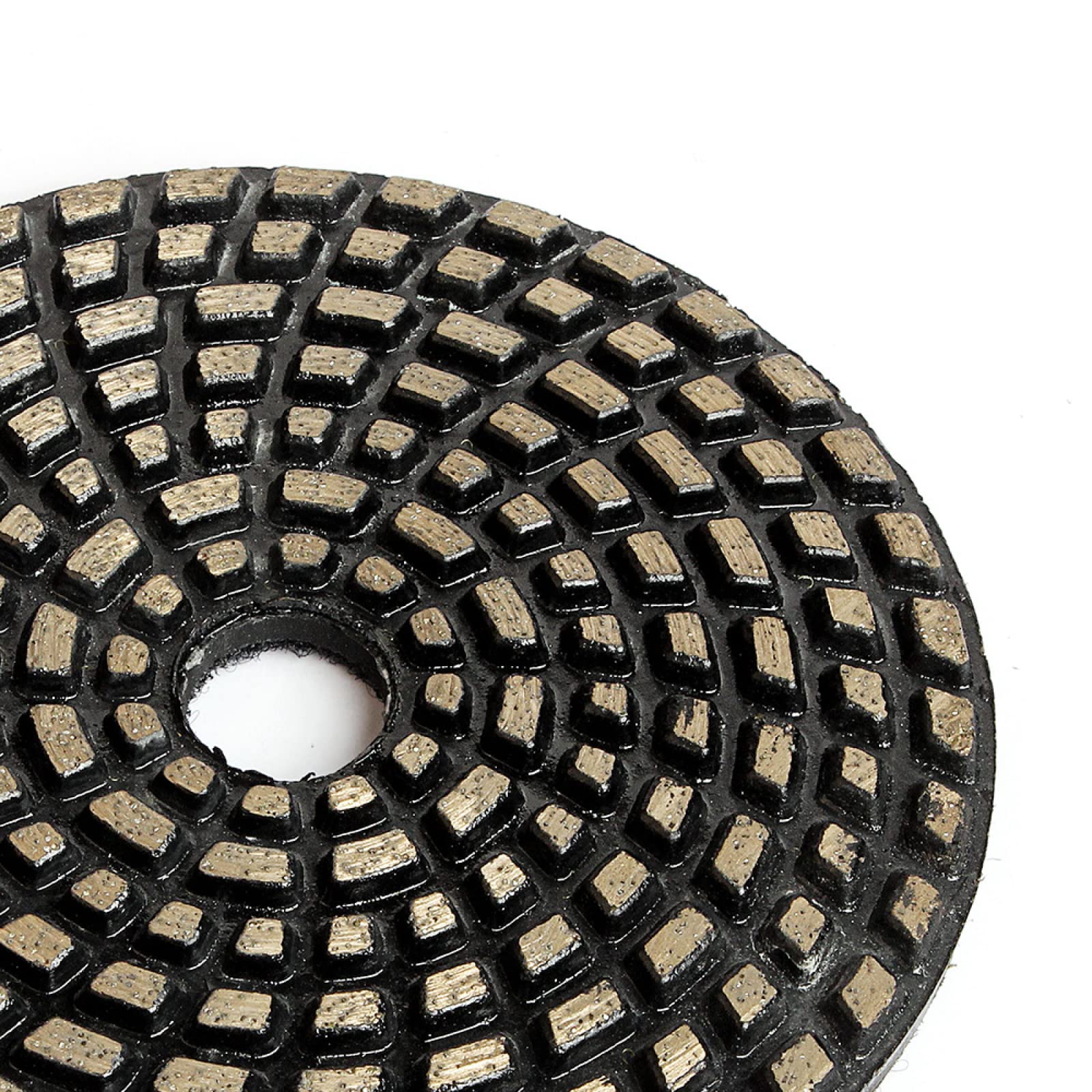 Almohadillas pulidoras de diamante, Disco de pulido de diamante de 5 pulgadas, disco de lijado de diamante con unión de metal sinterizado de 125 mm for amoladora angular de granito y hormigón(30)