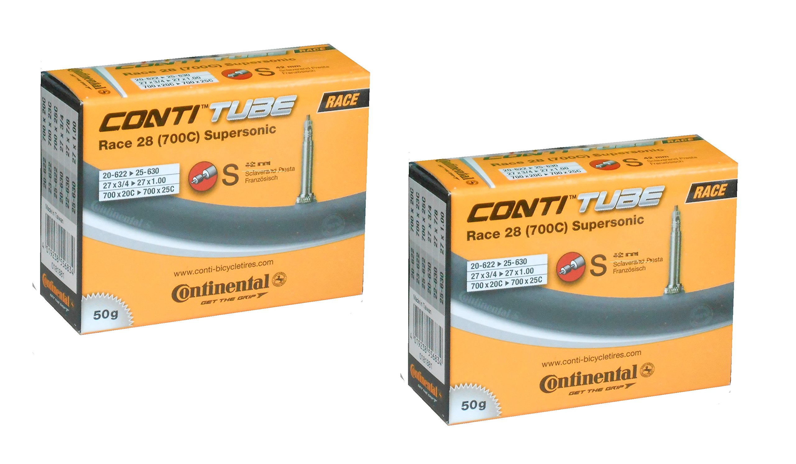 2本セット コンチネンタル(CONTINENTAL) 超軽量チューブ Supersonic スーパーソニック Race28 (700×20/25c(バルブ長42mm)) [並行輸入品] Amazon | 2本セット コンチネンタル(CONTINENTAL) 超軽量