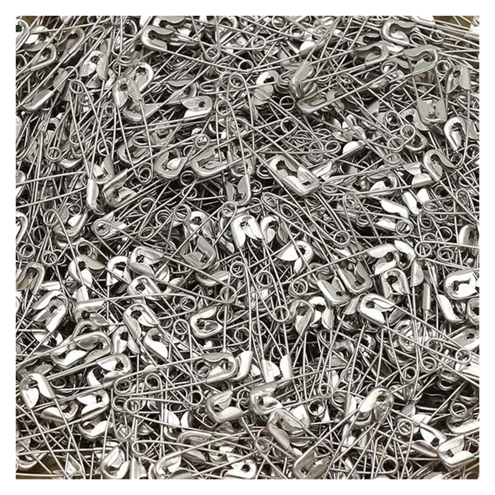 Pins 50PCS Pin Metal Pins For Brooch Knitting Clips Latch Sewing Tools Crochet Garment Accessories(Silver,22MM)