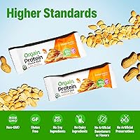 Vista 4 de Barra proteica orgánica, 4 sabores, 12 unidades, de Orgain