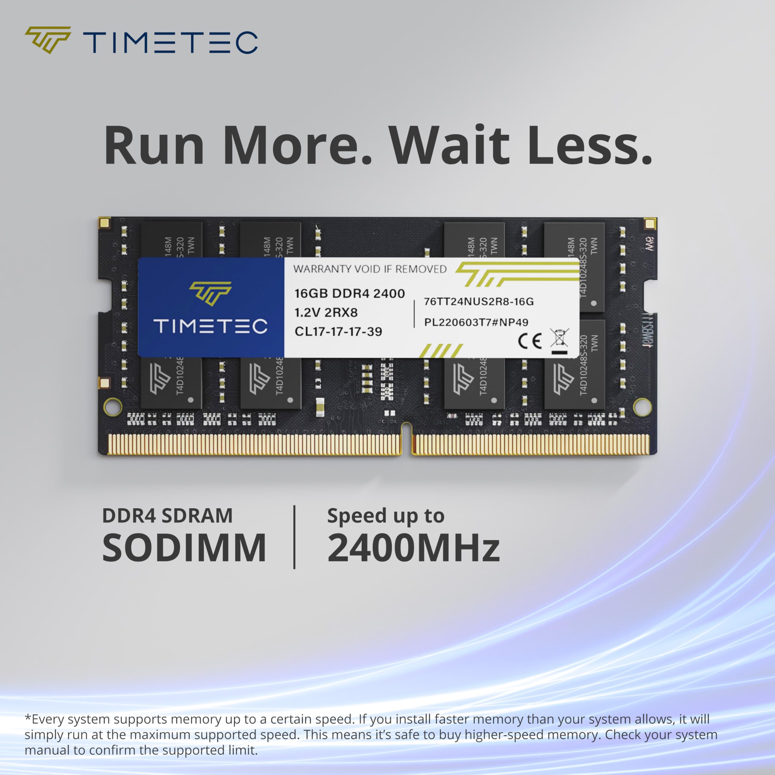 Amazon.co.jp: Timetec 64GB KIT(4x16GB) DDR4 2400MHz PC4-19200 Non 