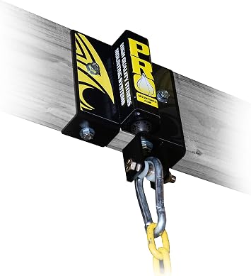 PRO Mountings - Rafter Heavy Bag Hanger for 120 lb Heavy Bags and Punching Bags | Easy Installation Directly into Wooden Rafters or Drywall | Noise Reducing Ceiling Mount for Bags Up to 120 Pounds