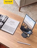 Vista 36 de Soporte ajustable para ipad, soporte para tableta Lamicall, Plateado 1-plateado