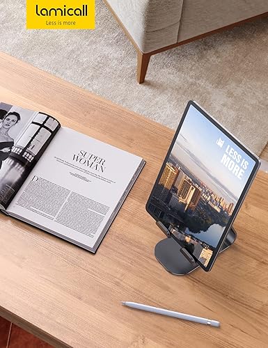 Miniatura 7 de Soporte ajustable para ipad, soporte para tableta Lamicall, Negro