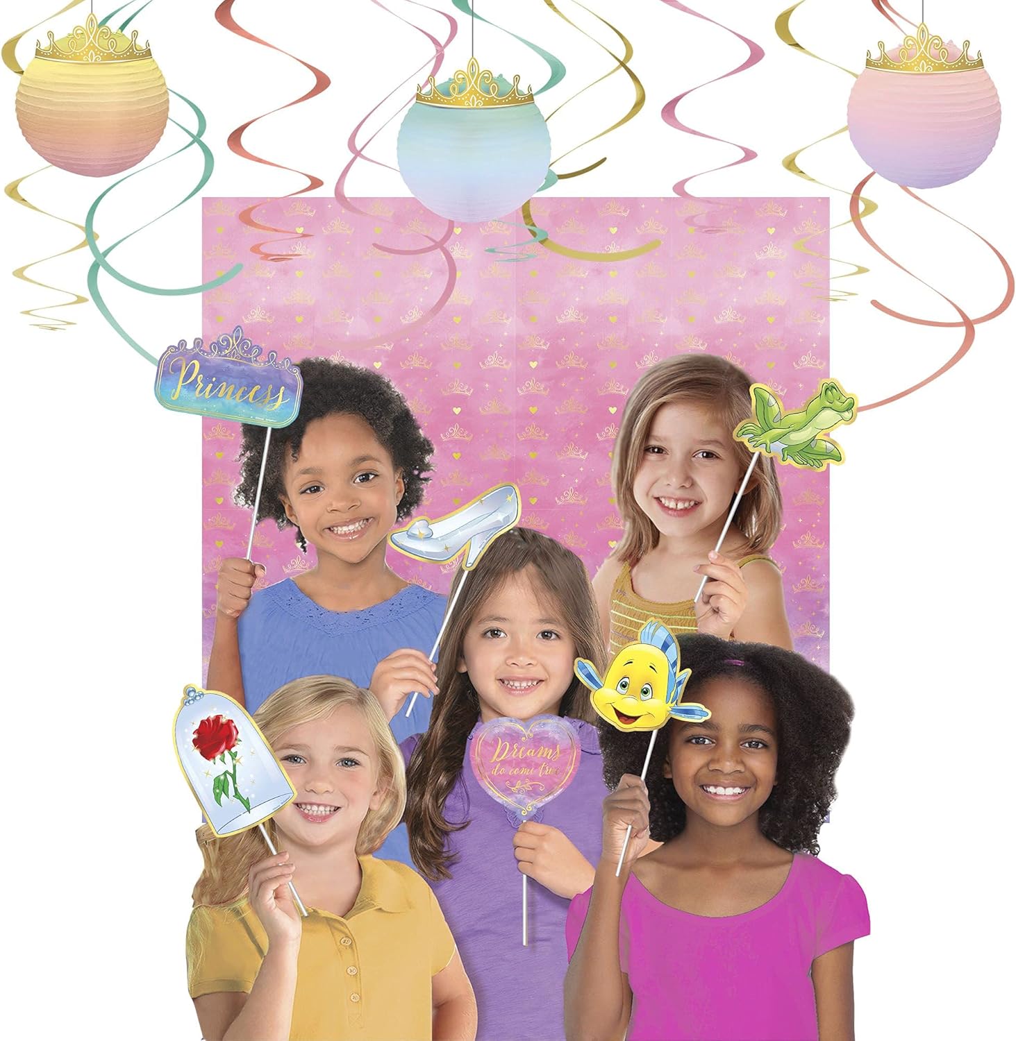 Party City Disney Princess Decorating Kit, 21 Pieces
