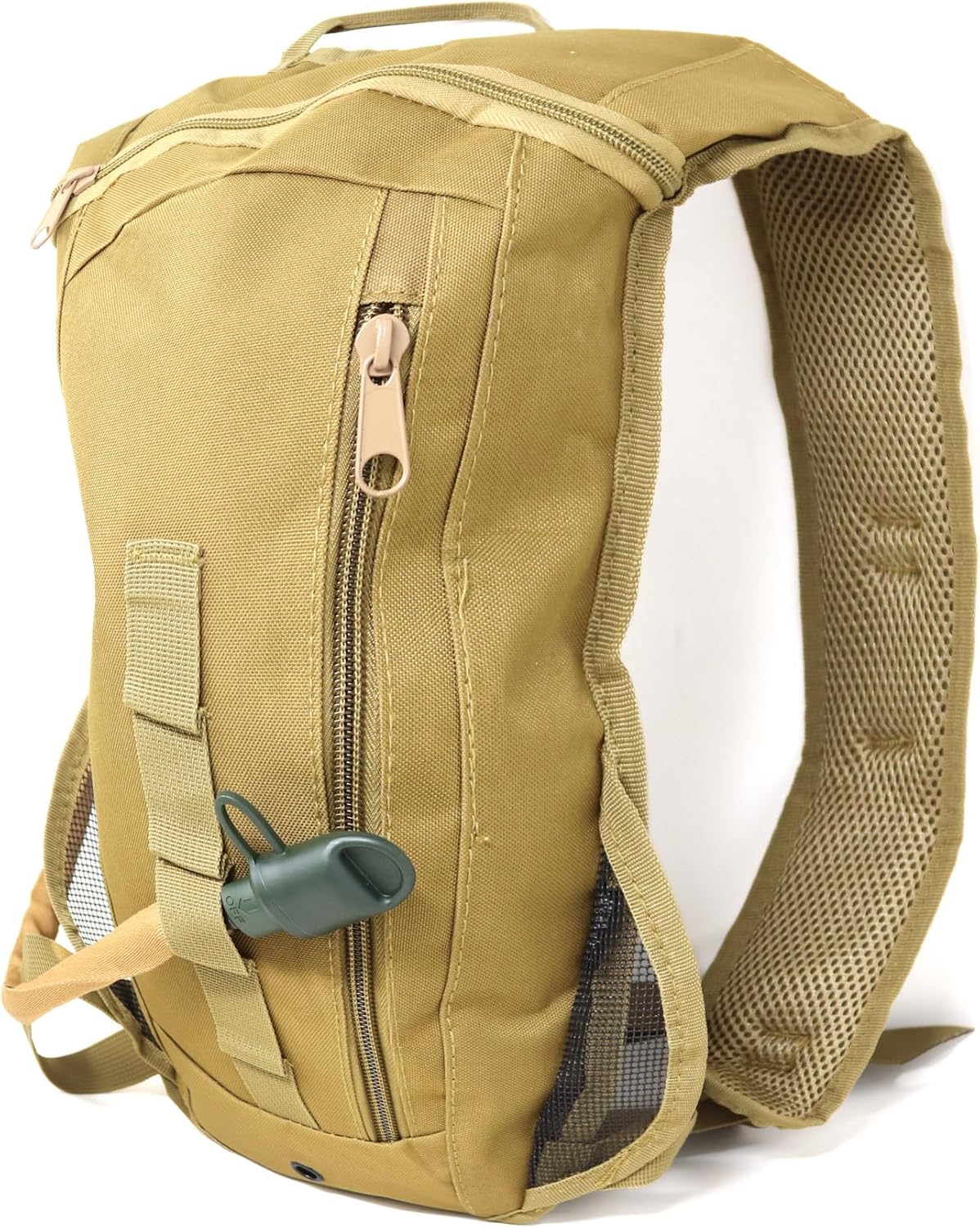 M MCGUIRE GEAR Hydration Backpack, Multi-Pocket Hiking Backpack with Hydration Bladder, Water-Resistant Nylon Water Bladder for Running, Cycling, and Biking, 3L/100 oz.