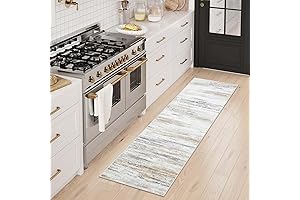 LEEVAN 2x6 Modern Abstract Entryway Rug Runner