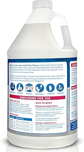 Miniatura 2 de OdoBan Pet Solutions Limpiador Concentrado de Pisos sin Enjuague pH Neutro, Hecho en Estados Unidos, Aroma a Salpicadura de Cítricos, 2 Galones