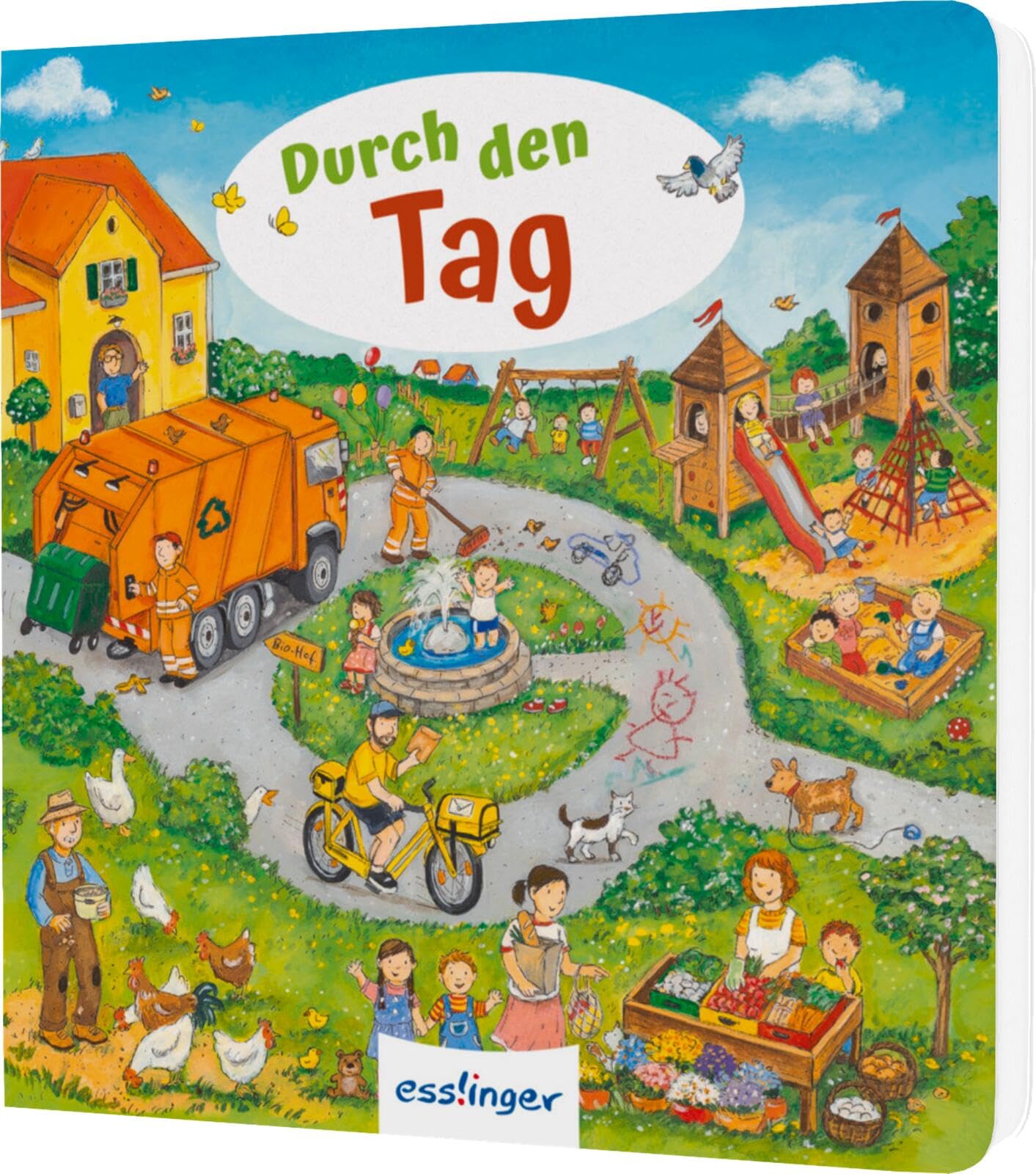 Mein allererstes Wimmelbuch: Durch den Tag - Mini: Für unterwegs und gegen Langeweile für Wimmelbuch-Fans ab 2 Jahren