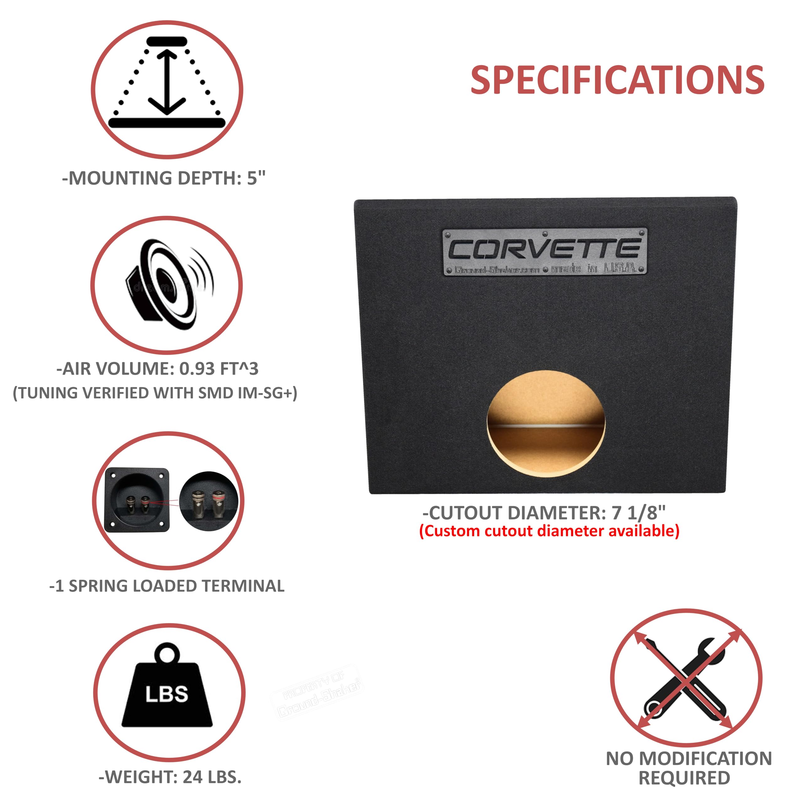 King Boxes 6x9 Pair of Speaker Boxes