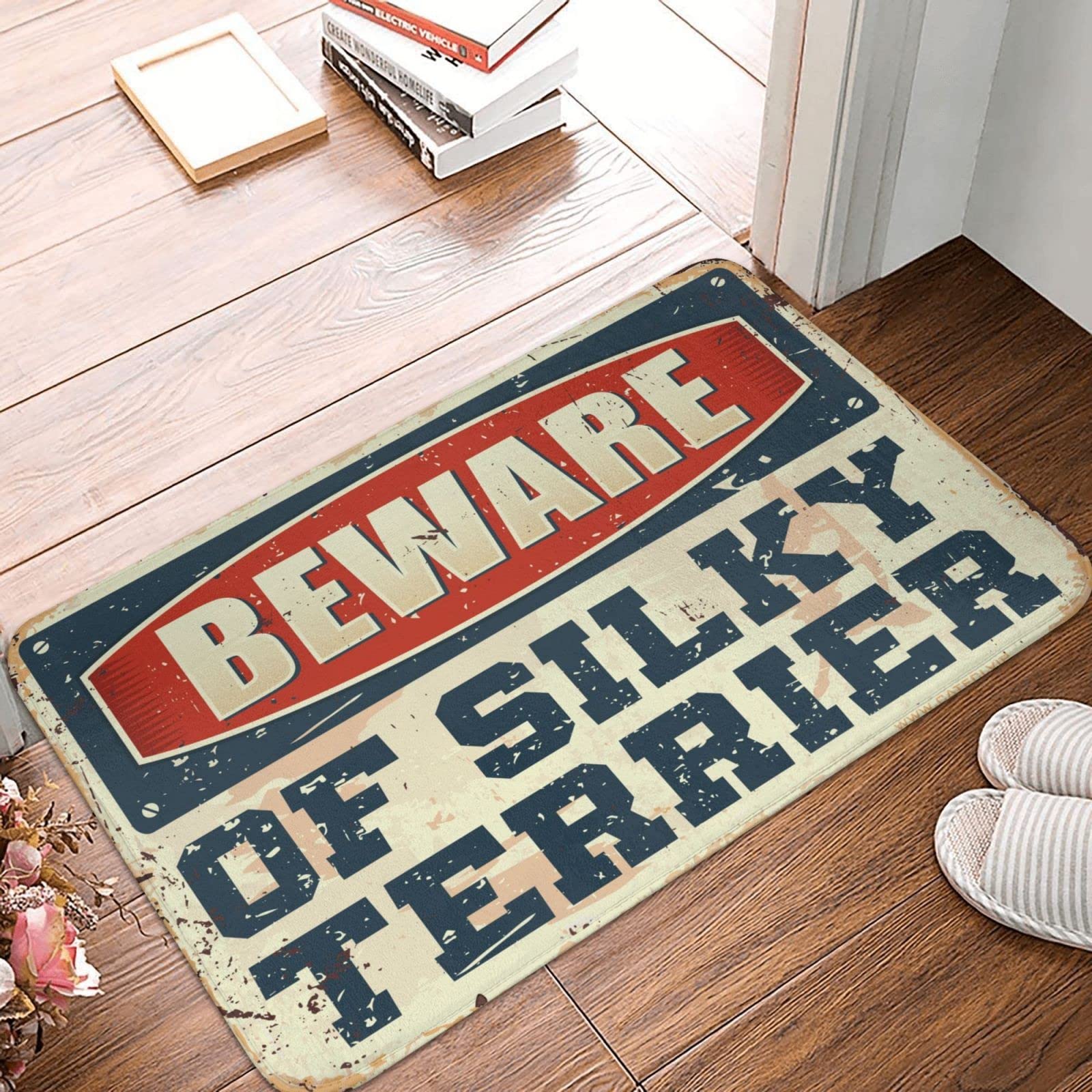 Tapis antidérapant Silky Terrier 61x91 cm paillasson garage MD3200