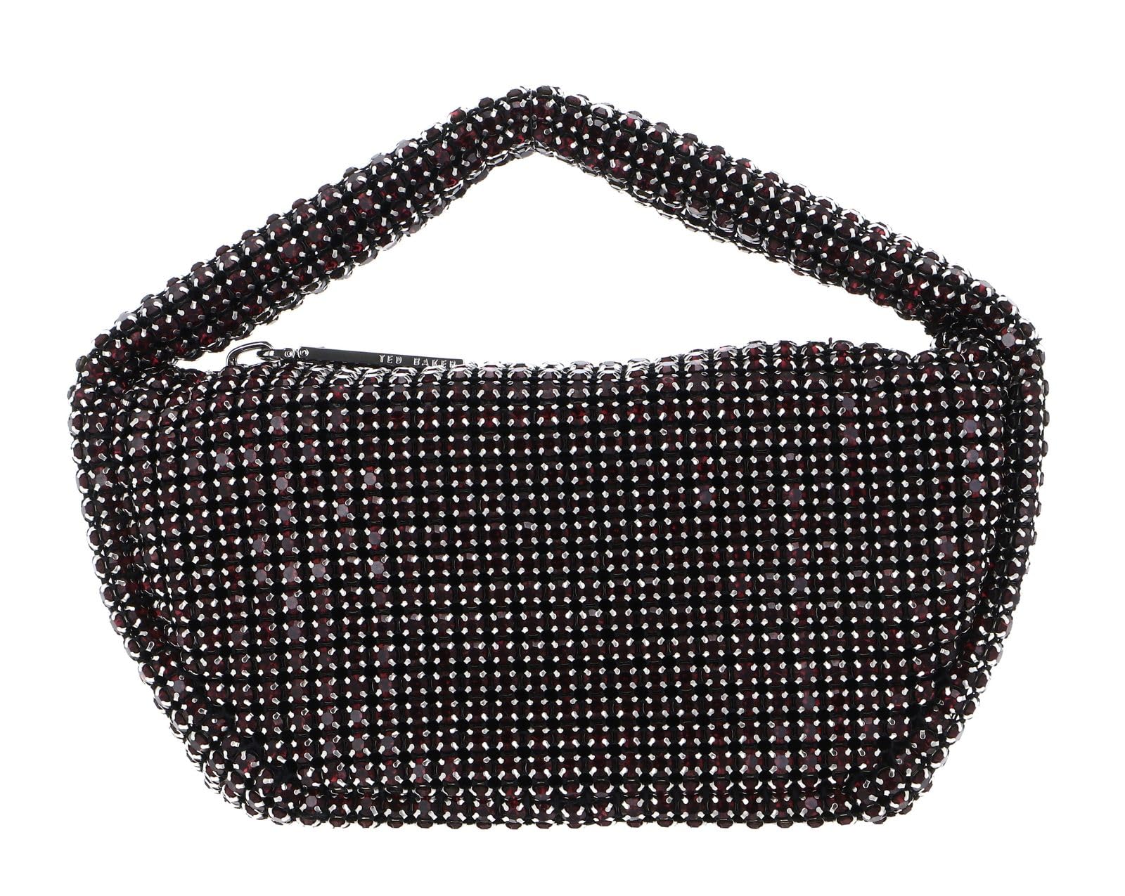 Ted Baker Handtasche Crystol Mini Crystal Slouchy Hobo Bag Dk - Red dunkelrot
