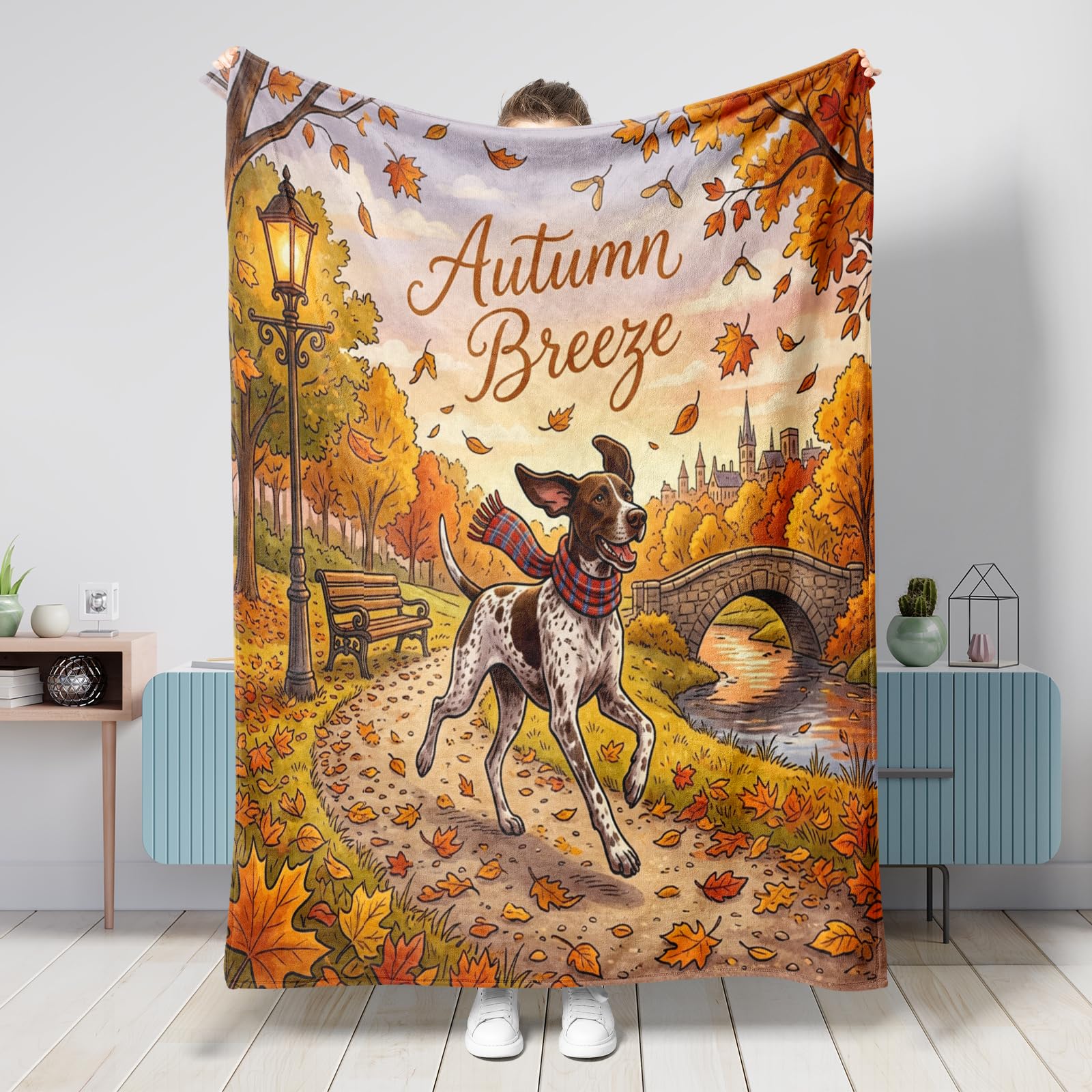 Couverture flanelle chambre et sofa plaid chaud automne 152x203