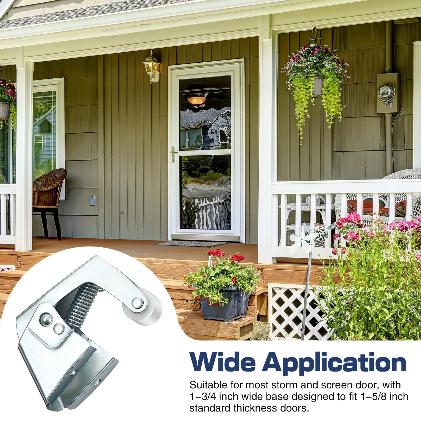 Screen Door Latch Deyoo 2 Pack Sceen And Stom Doo Catch, 1-3/4 Inch ...