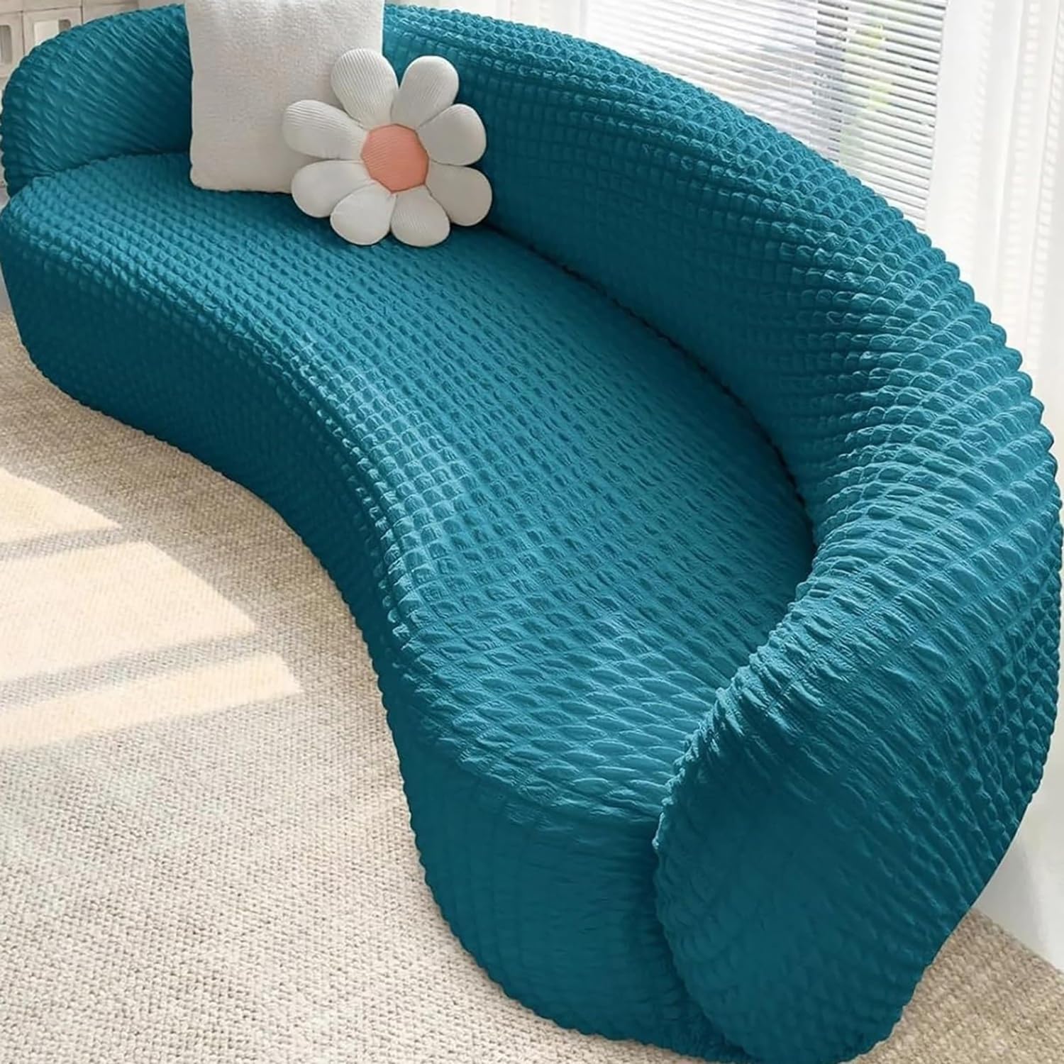 Housse de canapé extensible universelle pour salon modulaire 1-4 places