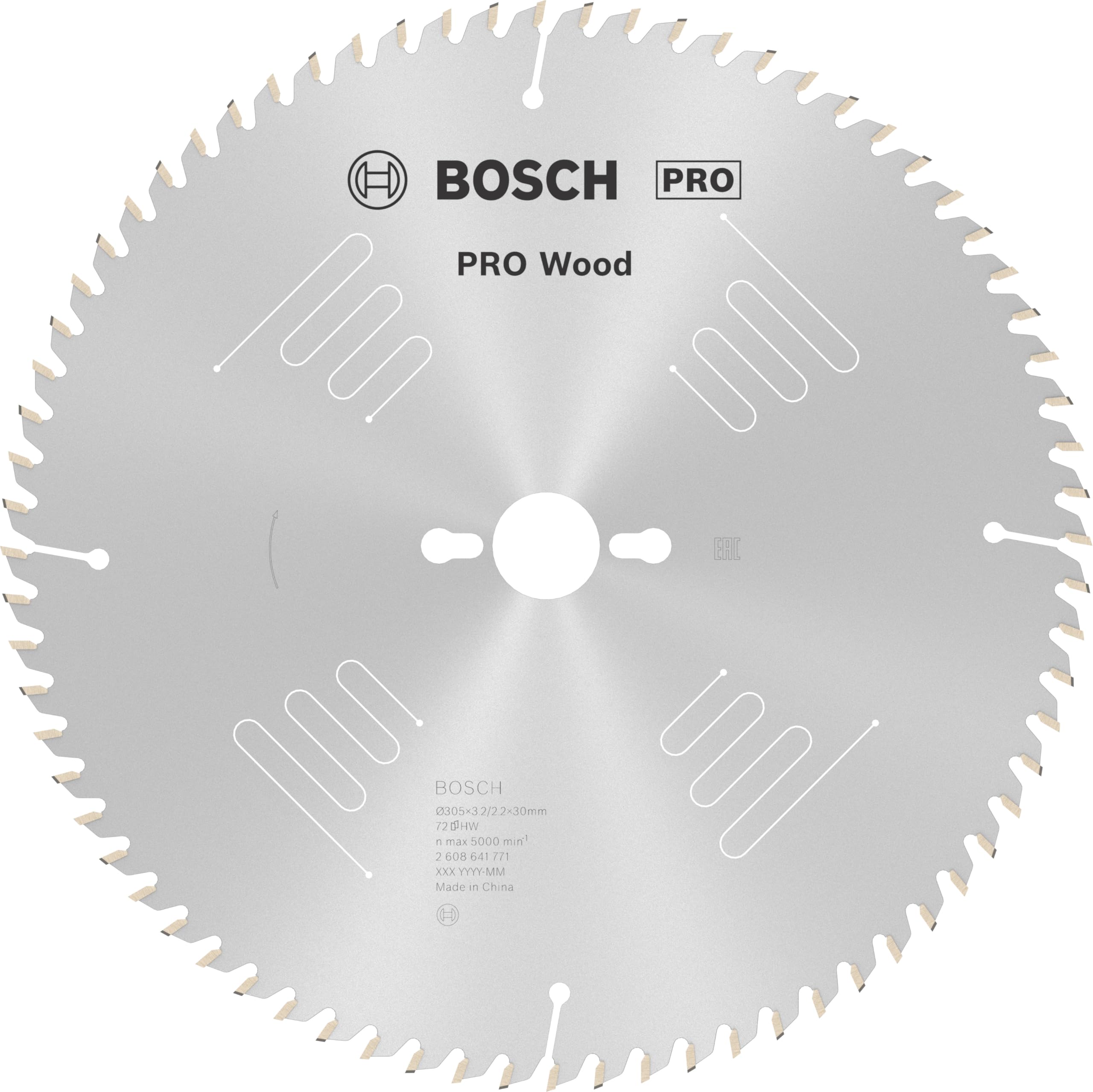 Bosch - Optiline Serisi Ahşap için Daire Testere Bıçağı 305 * 30 mm 72 Diş