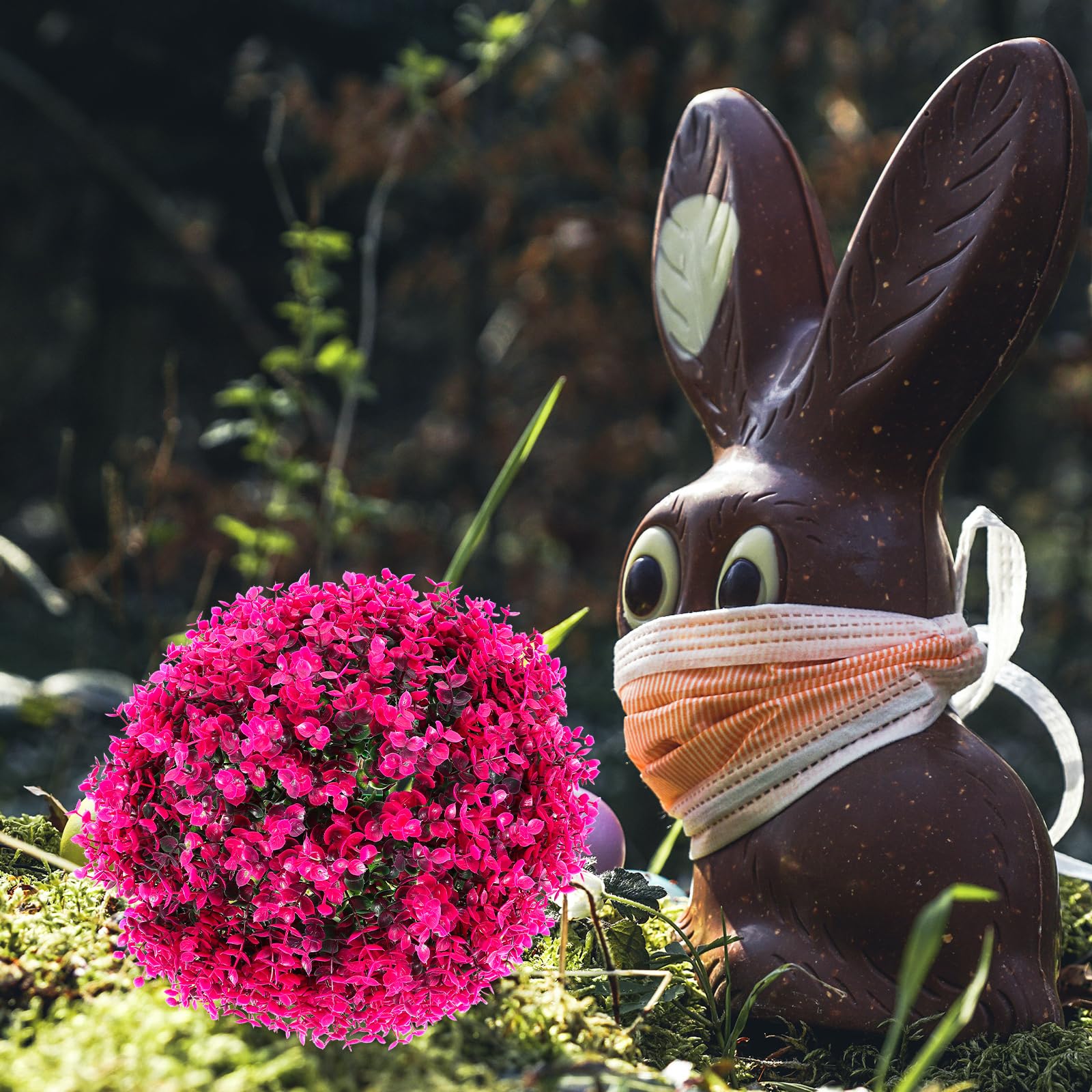 FOMIYES Sfera Topiaria Pianta Simulata Eucalipto Foglia Decorativa Palla Di Per Interni Ed Esterni 13X14 Pollici Leggera E Facile Da Decorare Per Casa Eventi E Giardino