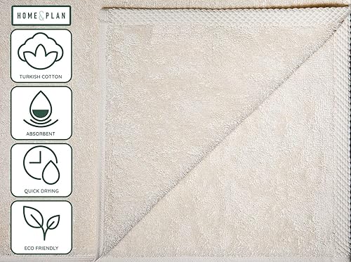 Miniatura 4 de Juego de toallas turcas de lujo extra grandes de 8 piezas con 4 toallas de baño (30 x 60 y 24 x 48)