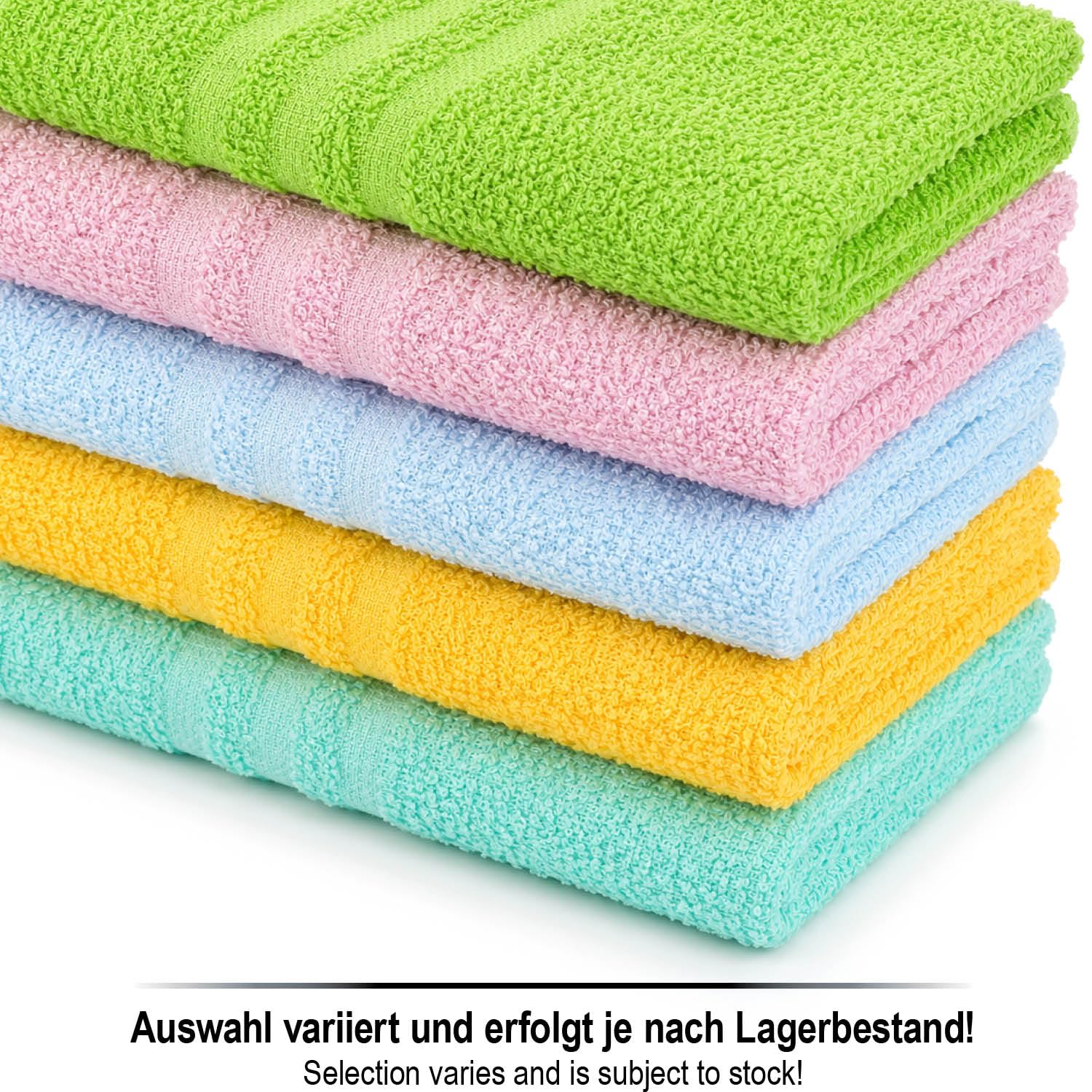 com-four® 30 x zestaw 10 myjek 30 cm, 100% bawelna, miekkie i chlonne