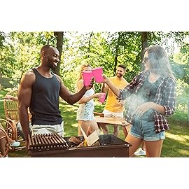 DecorRack Pink Plastic Cups, 12 oz Disposable Cups, Reusable Party Supplies (120 Count)