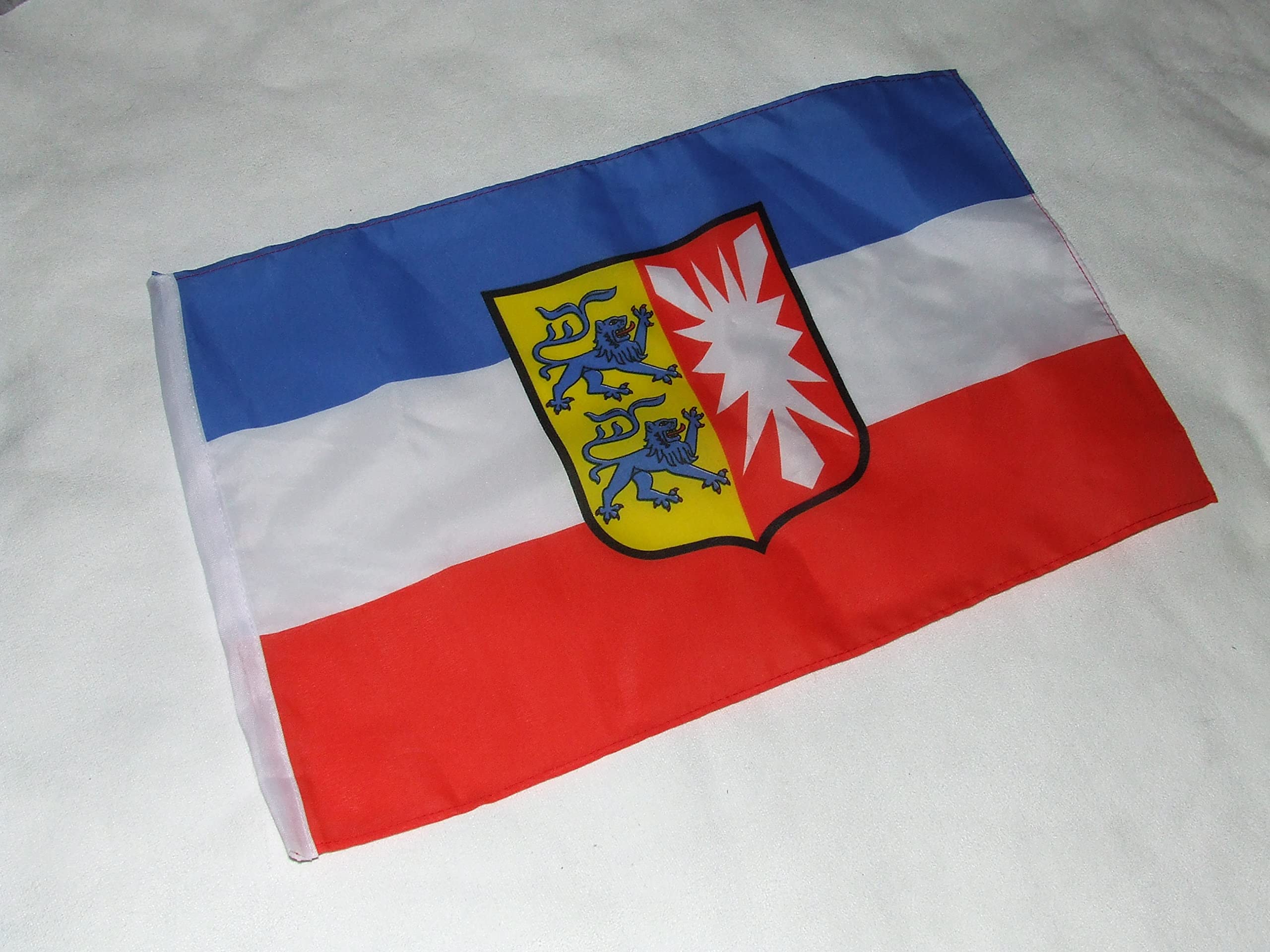 Langwimpel Schleswig-Holstein – 30x150 Cm, Aus Polyester, Wetterfest Mit Metallösen