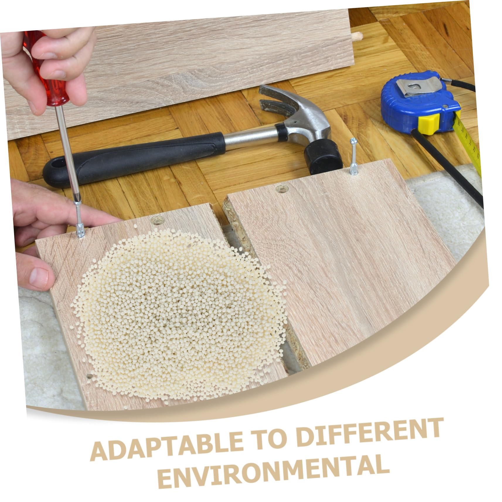 OSALADI Kit di Perle di Colla Caldo per Bordatura Adesivo Presa Rapida per Mobili in Legno Resistente alle Alte Temperature Forniture per Bricolage Fai da Te