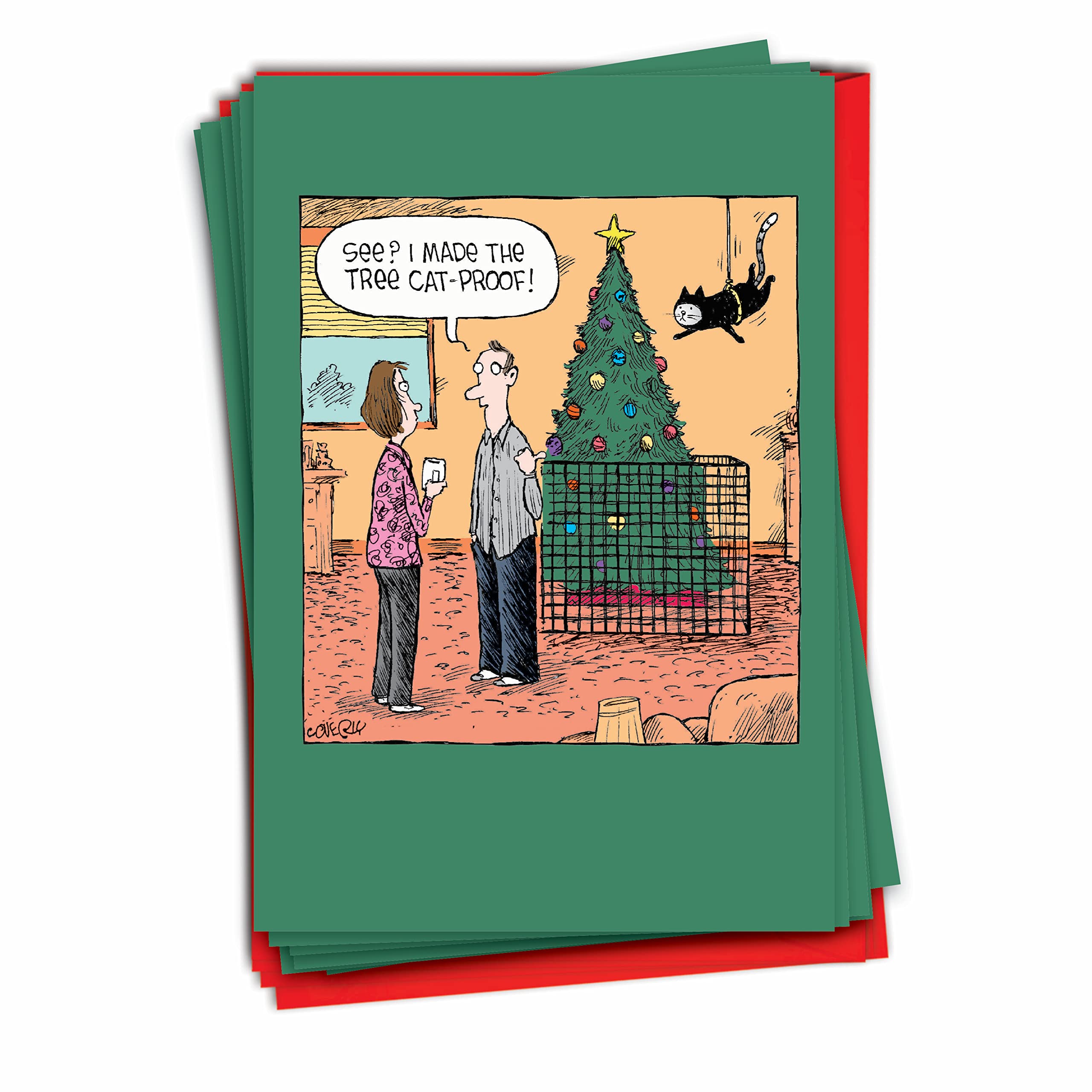Funny Holiday Boxed Cards — free download