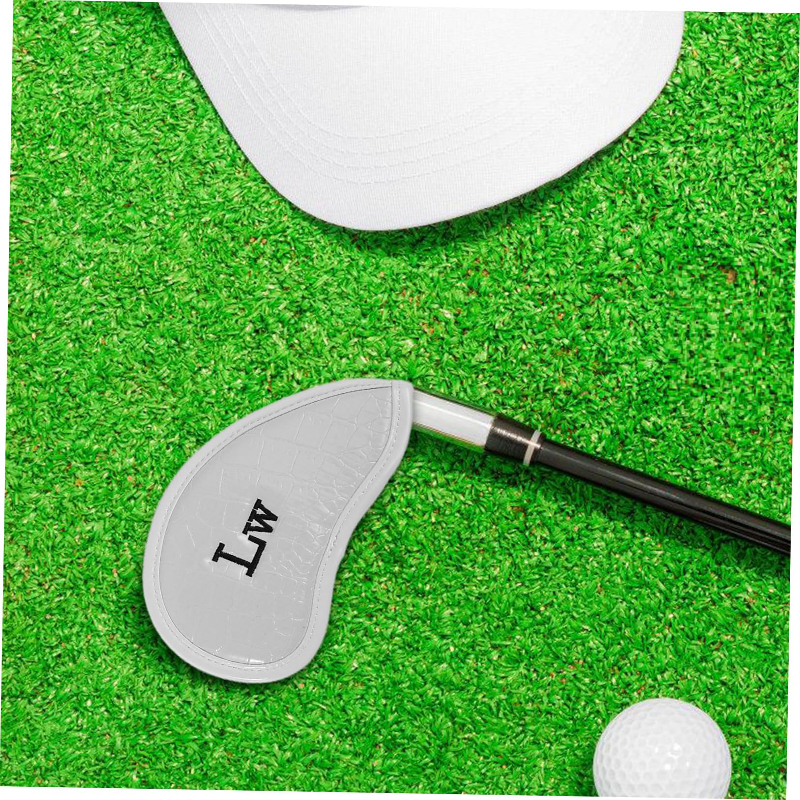 TOYANDONA 12piezas Fundas para Cabezas De Hierro De Golf De PU Protectoras y Elegantes De Palos De Golf para Viajar y Almacenamiento