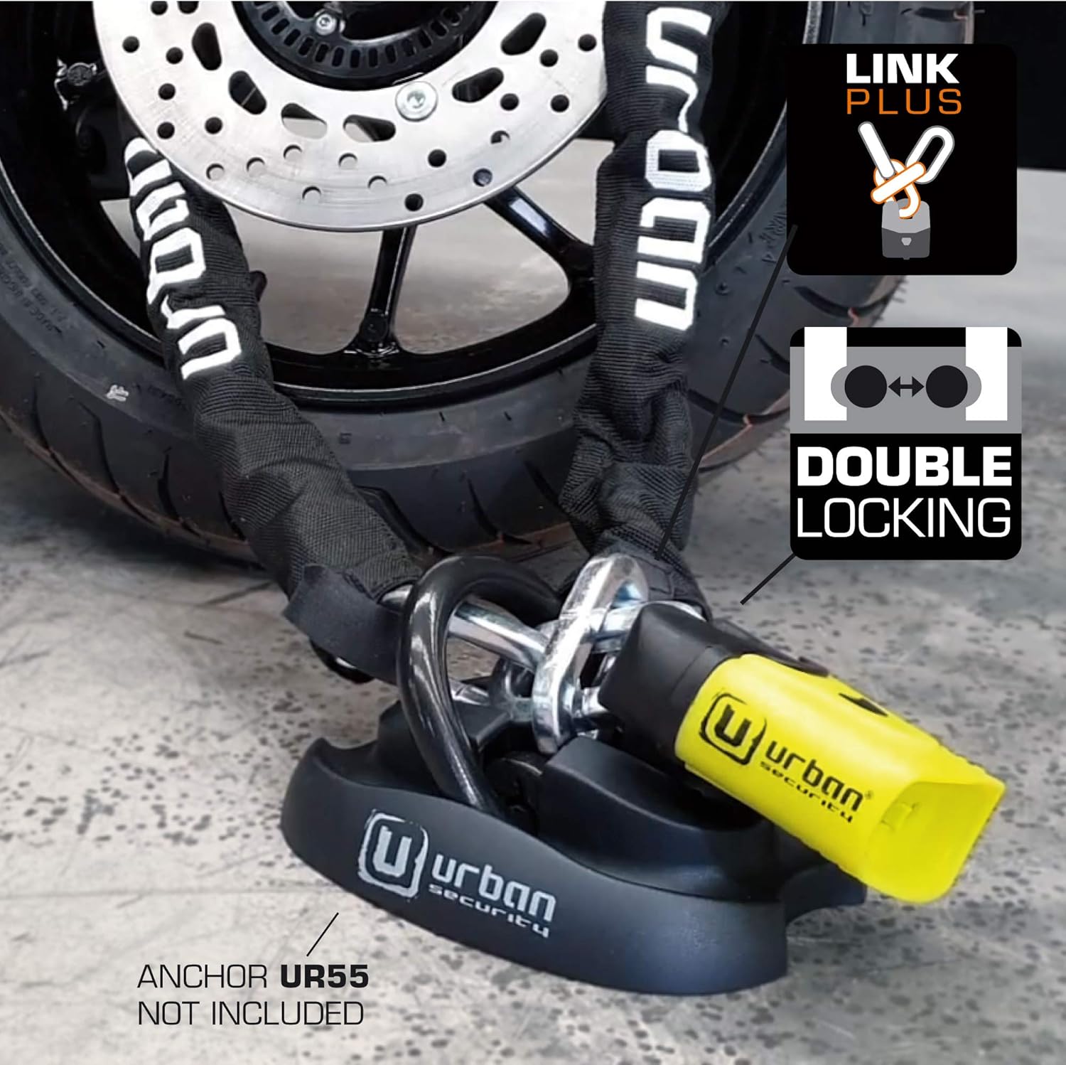 Buу 1 gеt 1 🔥 urban U4K120 Motorcycle Heavy Duty Chain Lock Padlock Level 11, ø10 Hardened Steel, 120cm Chеареѕt 🛒 urban U4K120 Motorcycle Heavy Duty Chain Lock Padlock Level 11, ø10 Hardened Steel, 120cm
