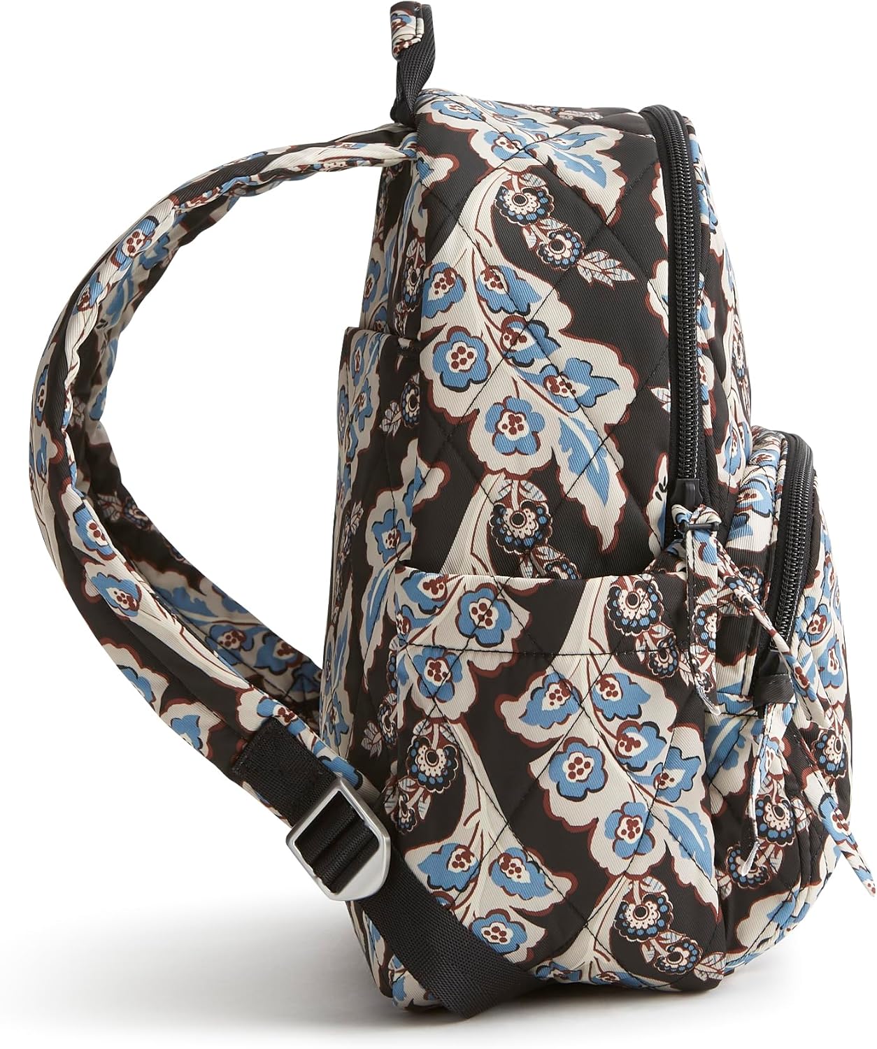 Vera Bradley Women's Performance Twill Small Banbury Backpack, Calyx + Quill Black, One Size - Image 5