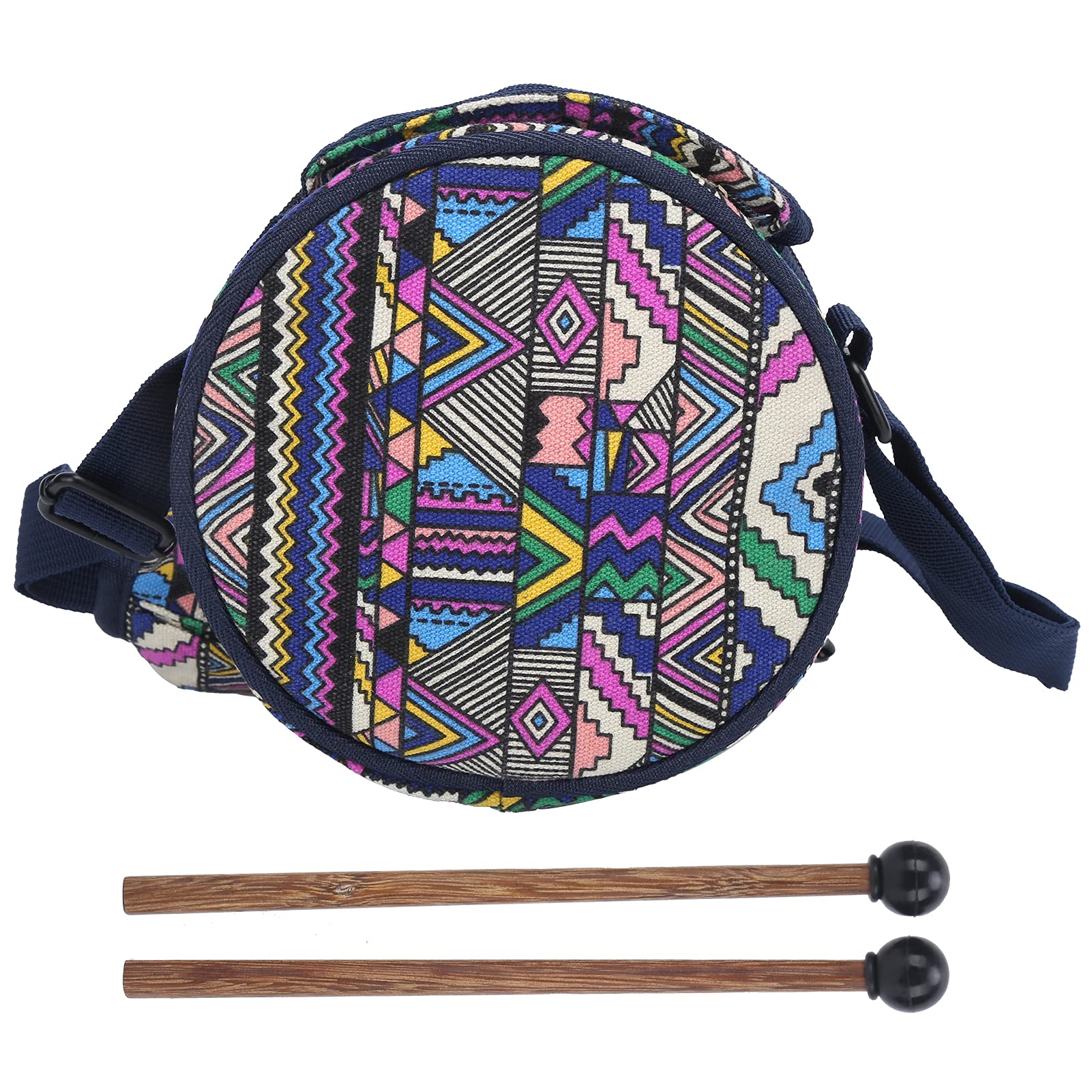 Tongue Drum Handpan Strumento a percussione Kit di batteria portatile in acciaio al carbonio in lega da 5,5 pollici con bacchette Borsa per riporre gli spartiti musicali per gli (Green)