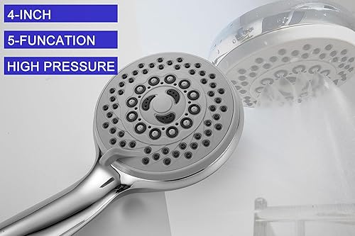 Miniatura 5 de Válvula termostática de grifo de ducha RV de 4 pulgadas con ducha de mano