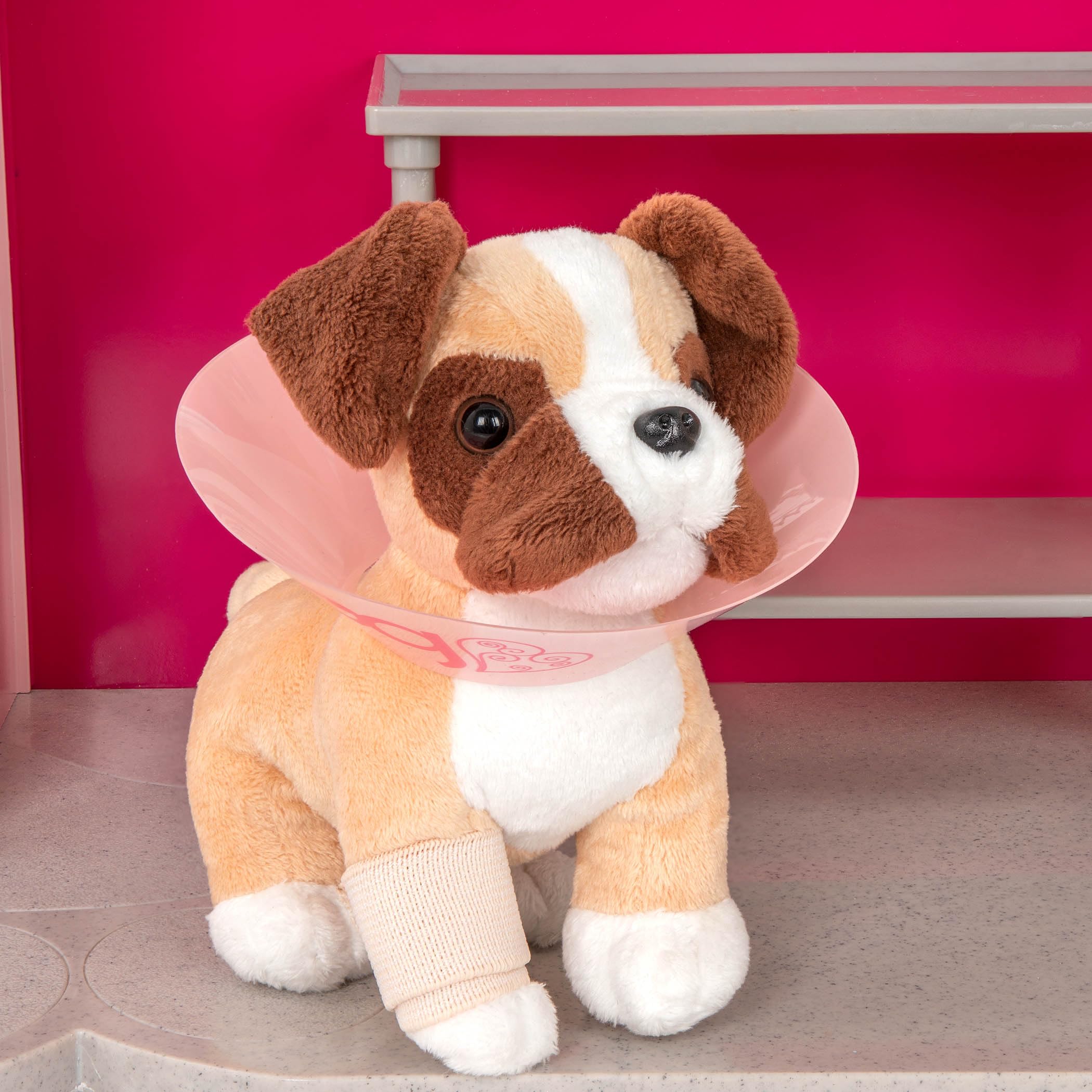 Our Generation - Healthy Paws Tierklinik - Tierarztklinik Spielset - 46 cm Puppe Zubehör - Plüschtiere - Vorgetäuschtes Spiel - Spielzeug für Kinder ab 3 Jahren
