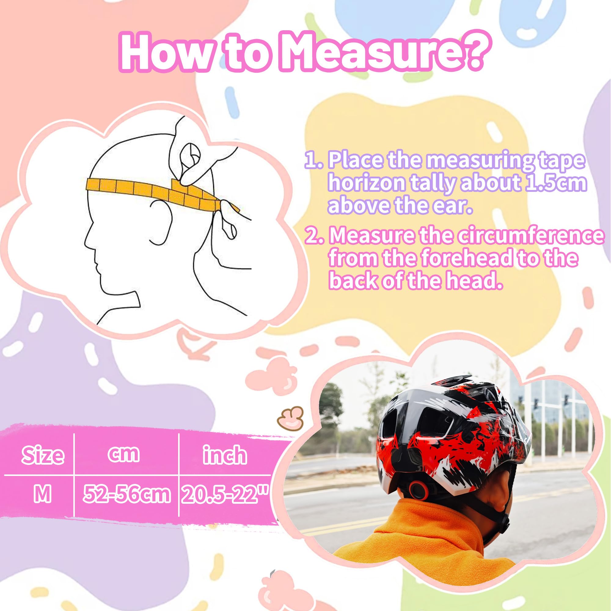 EULANT Kaski rowerowe dla dzieci, kask łyżworolki dla chłopców i dziewcząt, kask na całą twarz z ochroną podbródka, do jazdy na rowerze, skuter, łyżworolki, motocykl