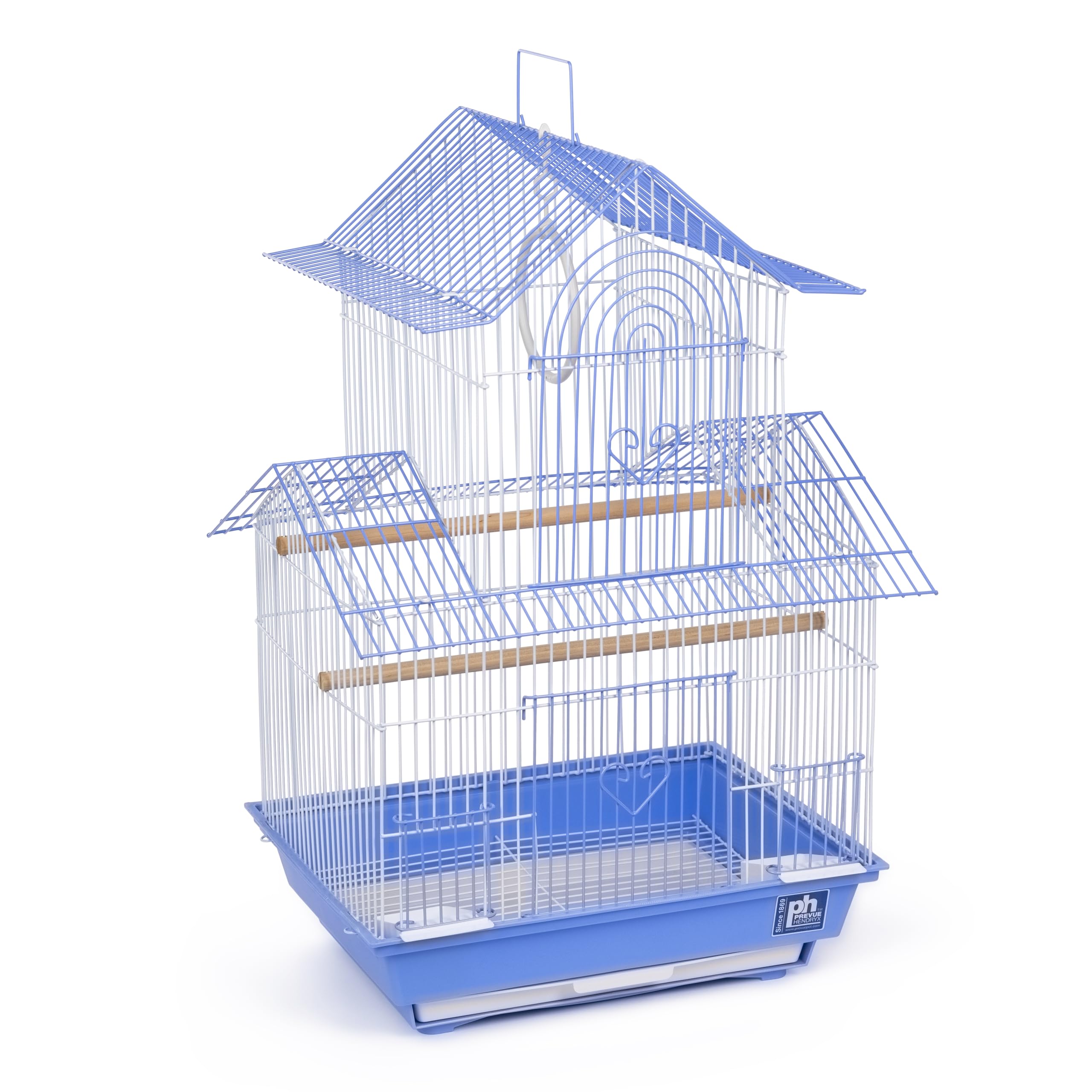 Prevue Hendryx SP1720-2 Shanghai Parakeet Cage, Blue and White