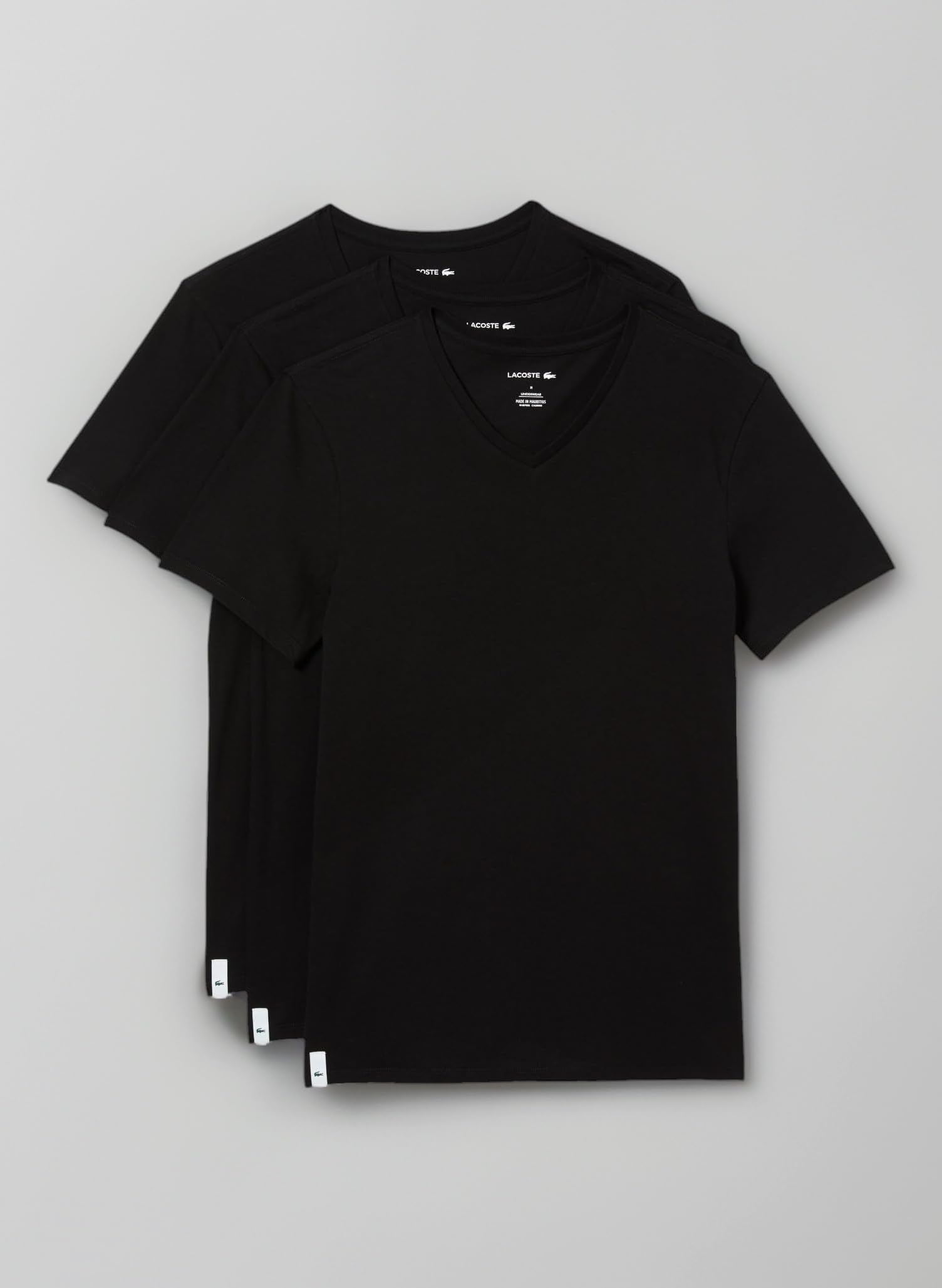 Lacoste Men's Base Layer Top (Pack of 3)