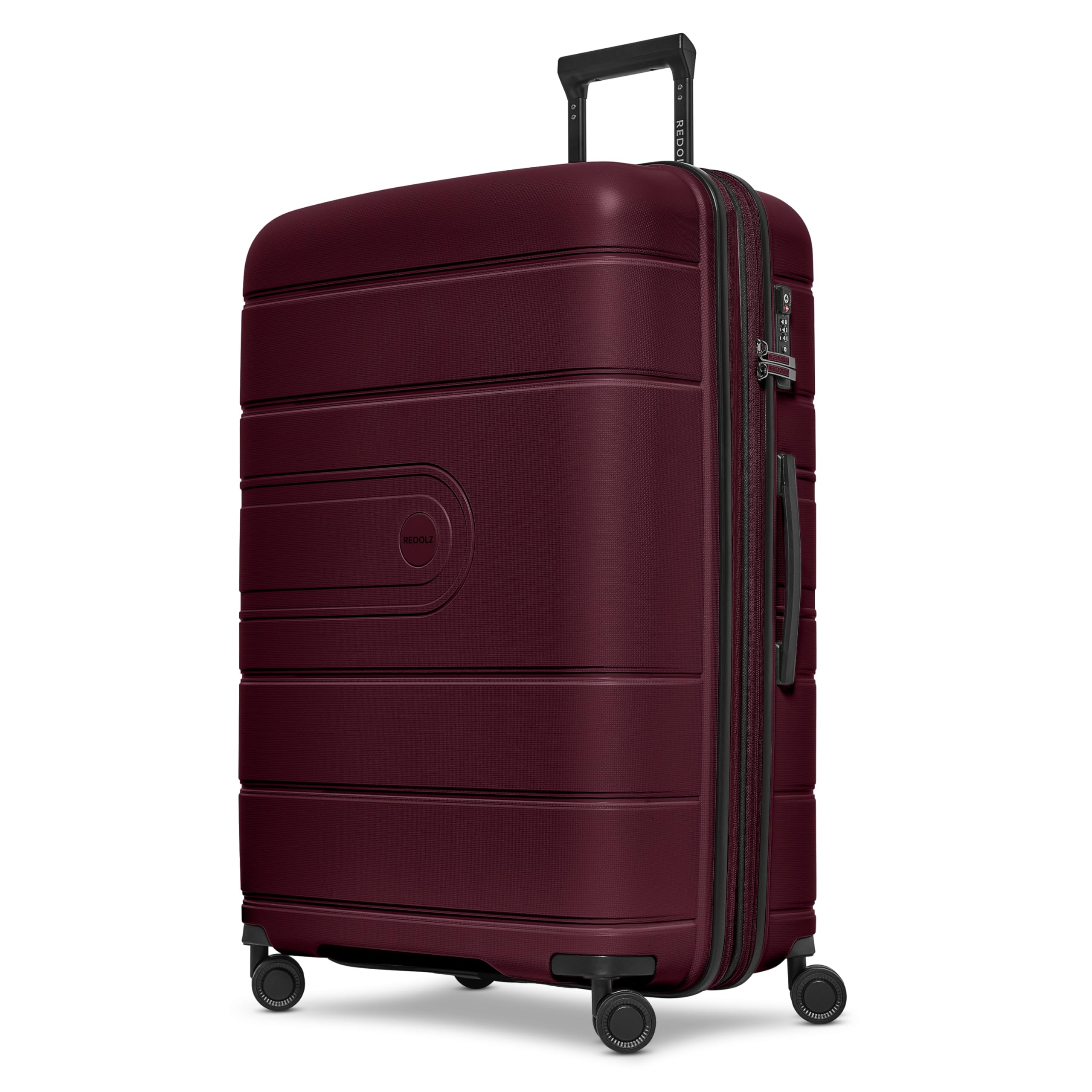 REDOLZ Hartschalen Check-in Koffer | Großer XL Trolley 51 x 32 x 76 cm mit Dehnfalte aus hochwertigem, leichtem Polypropylen | 4 Doppelrollen & TSA (Essentials 11)
