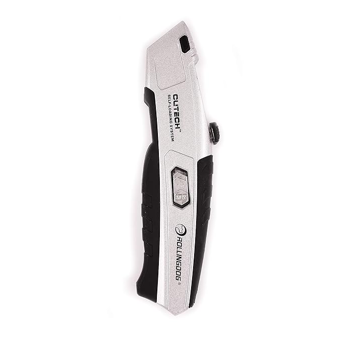 Buy ROLLINGDOG Heavy Duty Utility Knife Retractable Razor Knife with 5