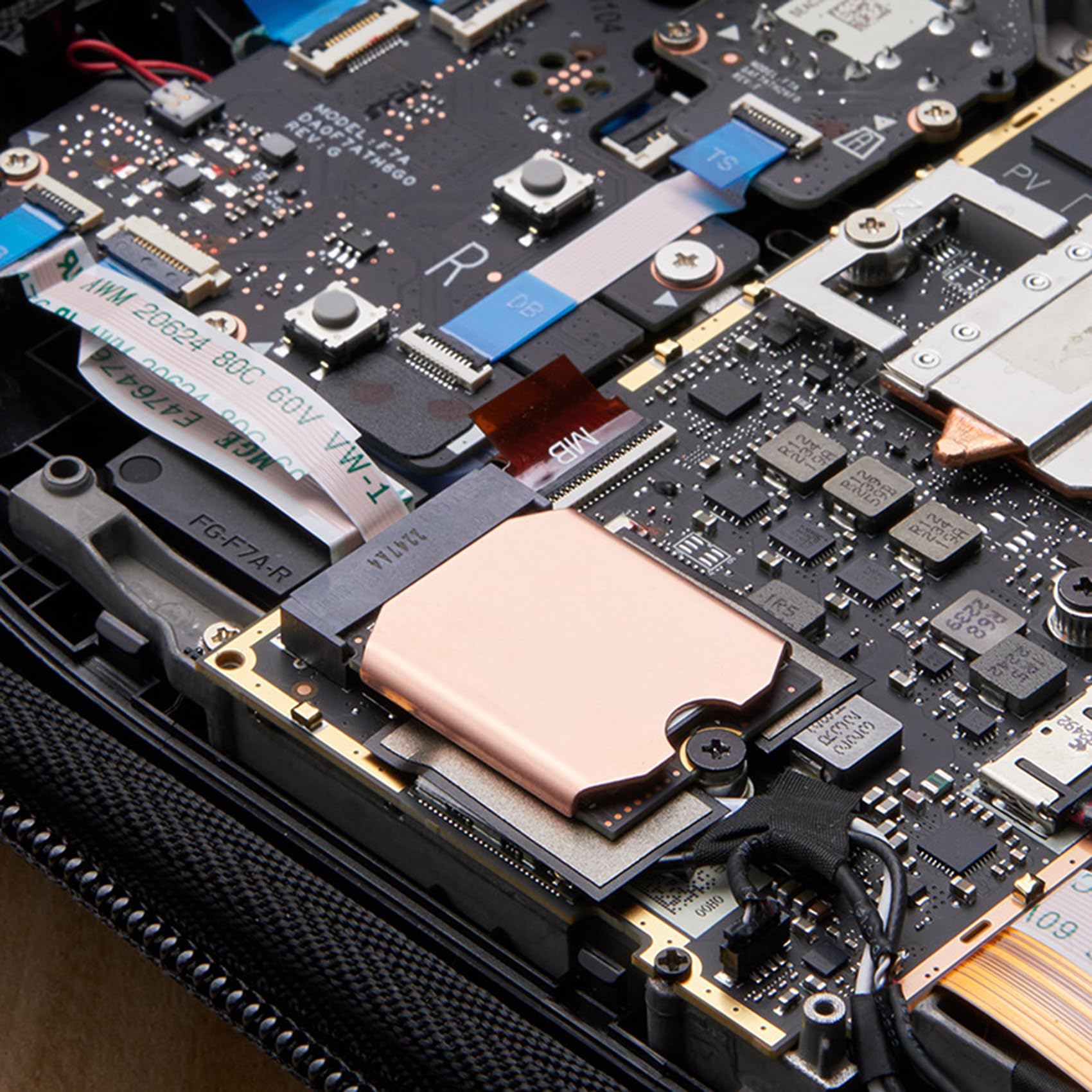 Dissipateur Thermique SSD Pour Steam Deck - Refroidissement Cuivre Pour SSD M.2 2230 NVME, Avec Pâtes Thermiques Et Outils De Montage