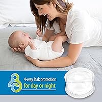 Vista 3 de Dr. Brown's Disposable One-Use Absorbent Breast Pads for Breastfeeding and Leaking - 60pk - Packaging May Vary