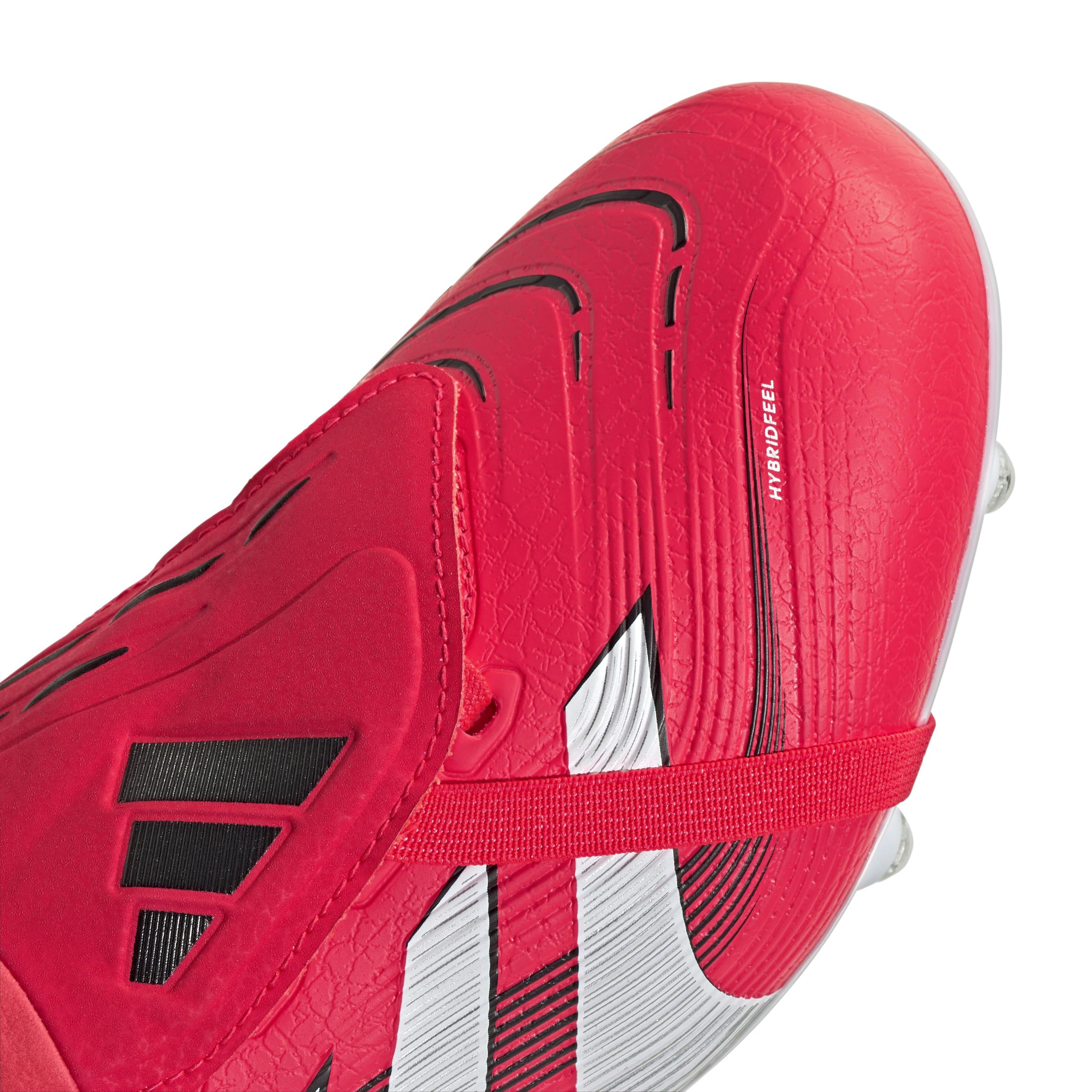 adidas Uniseks PREDATOR LEAGUE FOLD-OVER TONGUE Soft Ground Football boots, Lucid Red/Cloud White/Core Black, 44 EU