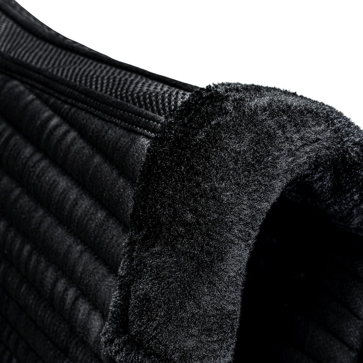 SUNRIDE Mantilla de Doma para Caballos - Material de Malla como ventilación Adicional contra la acumulación de Calor, de fácil Cuidado y Que Mantiene la Forma (Pony, Negro/Oro)