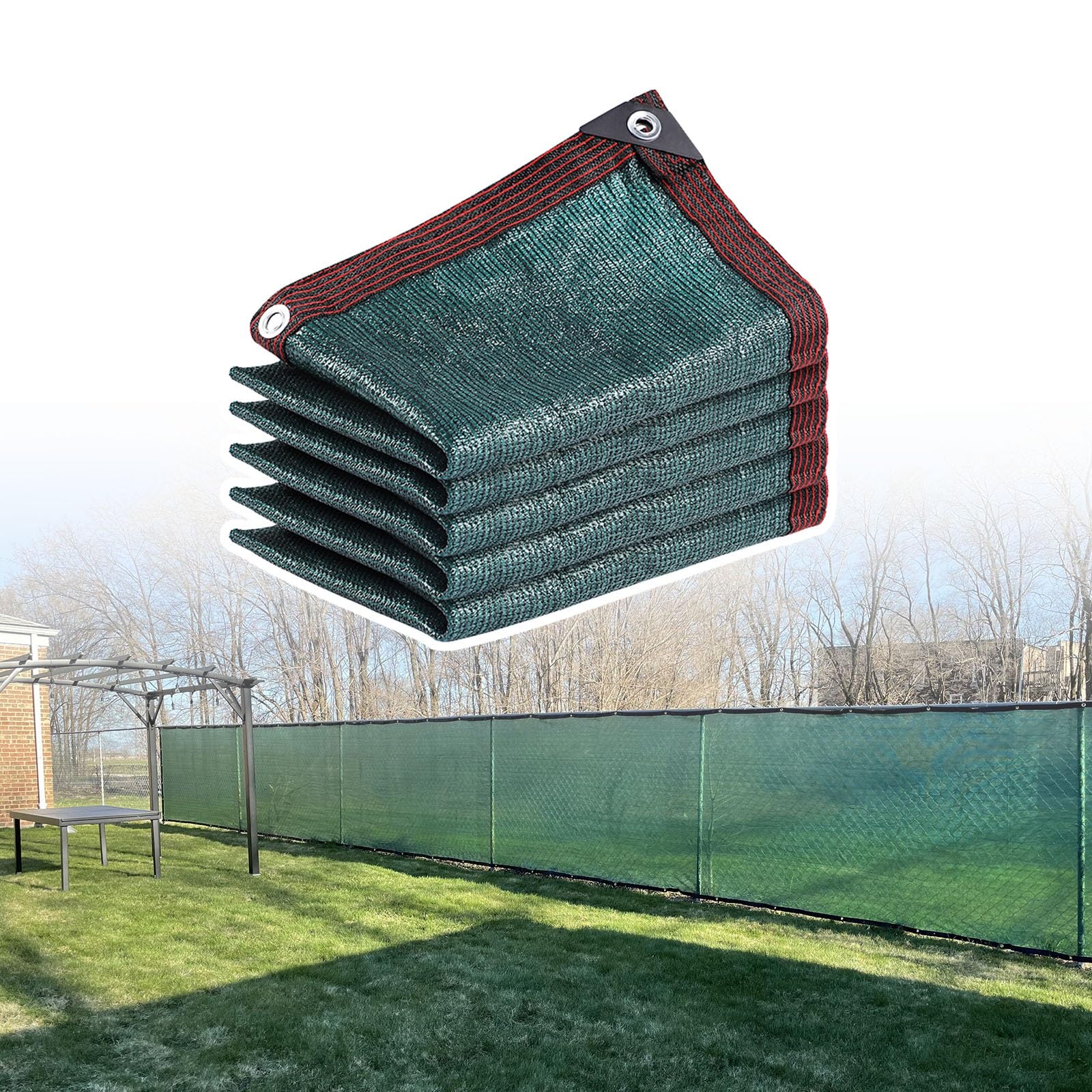 Voile d'ombrage 3x18m filet de protection solaire anti-UV pour pergola