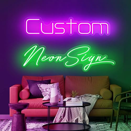 Letrero de neón personalizado, letreros LED de neón personalizados, letreros de neón para decoración de pared, letrero LED para decoración de
