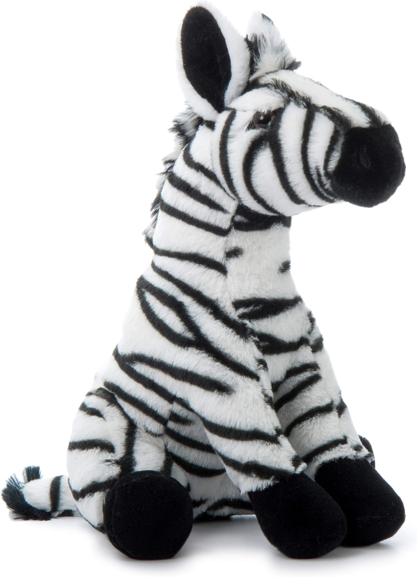 The Petting Zoo Zebra Stuffed Animal, Gifts for Kids, Wild Onez Zoo Animals, Zebra Plush Toy 12 inches
