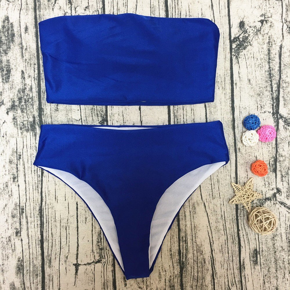 Bikini split multicolore parfait pour vos vacances à la plage en été
