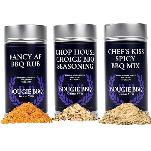 Steakhouse At Home BBQ Collection Bougie BBQ Paquete de condimentos gourmet Mezclas de especias artesanales Todo natural sin MSG rellenos o