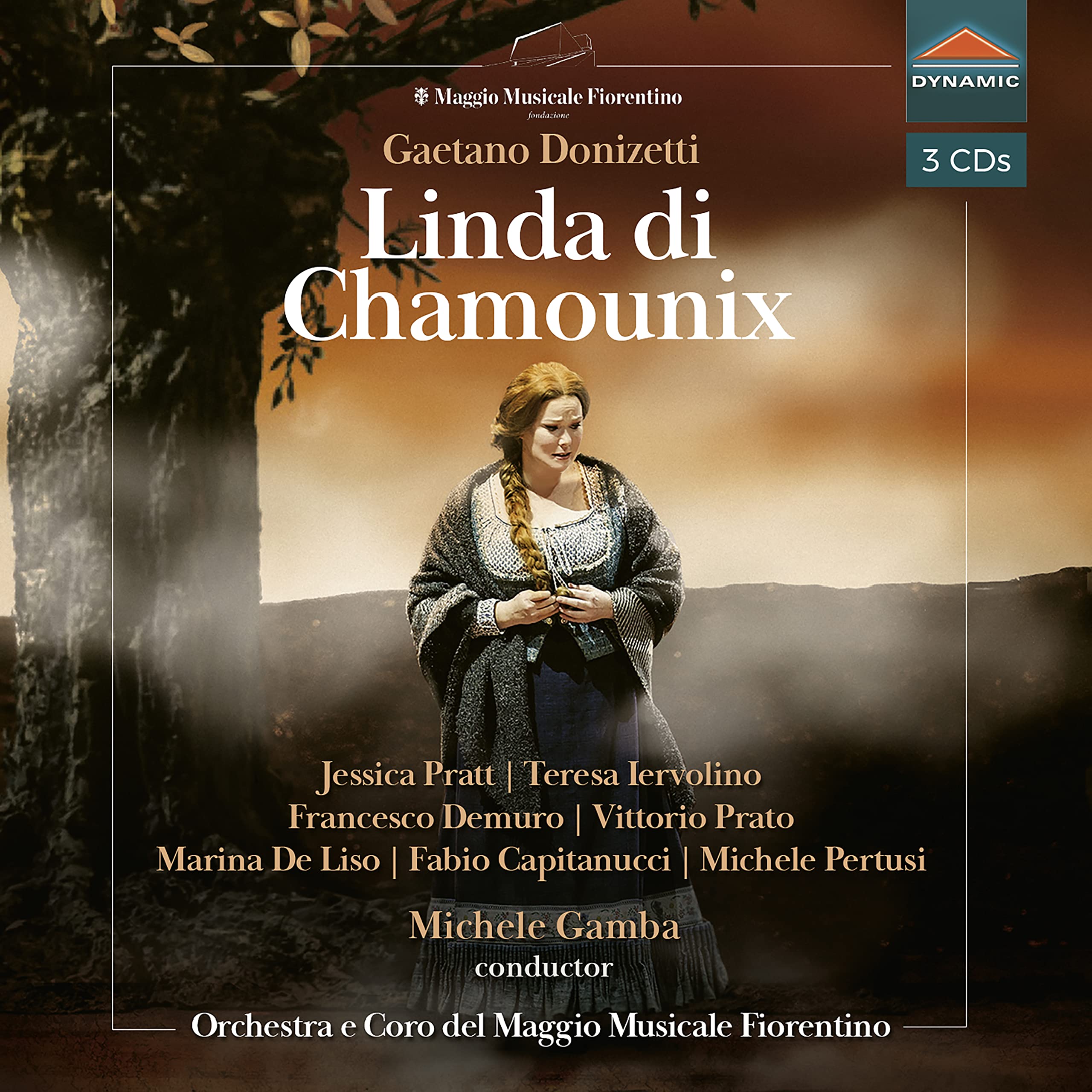 Donizetti: Linda Di Chamounix [Orchestra e Coro del Maggio Musicale Fiorentino; Jessica Pratt; Teresa Lervolino; Michele Gamba] [Dynamic S7911]